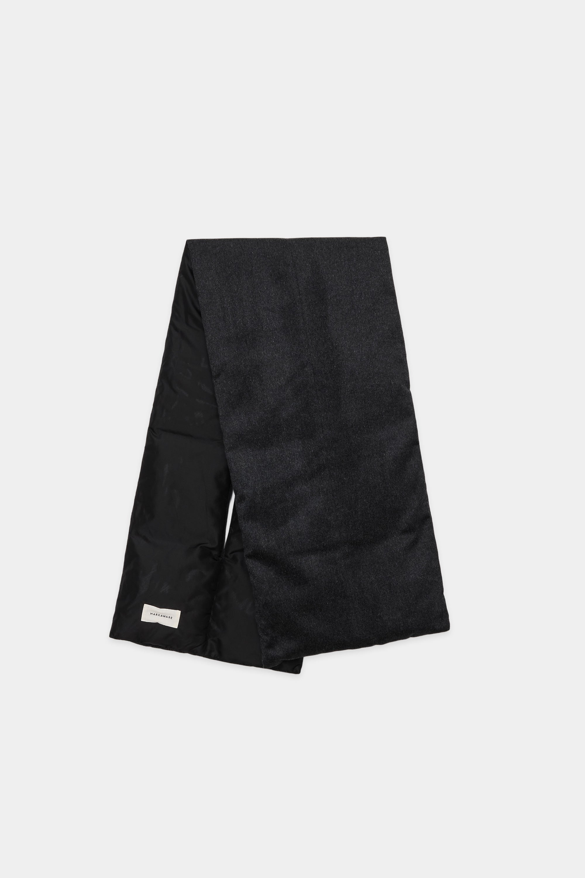 CASHMERE FLANNEL CASHMERE DOWN STALL, Charcoal