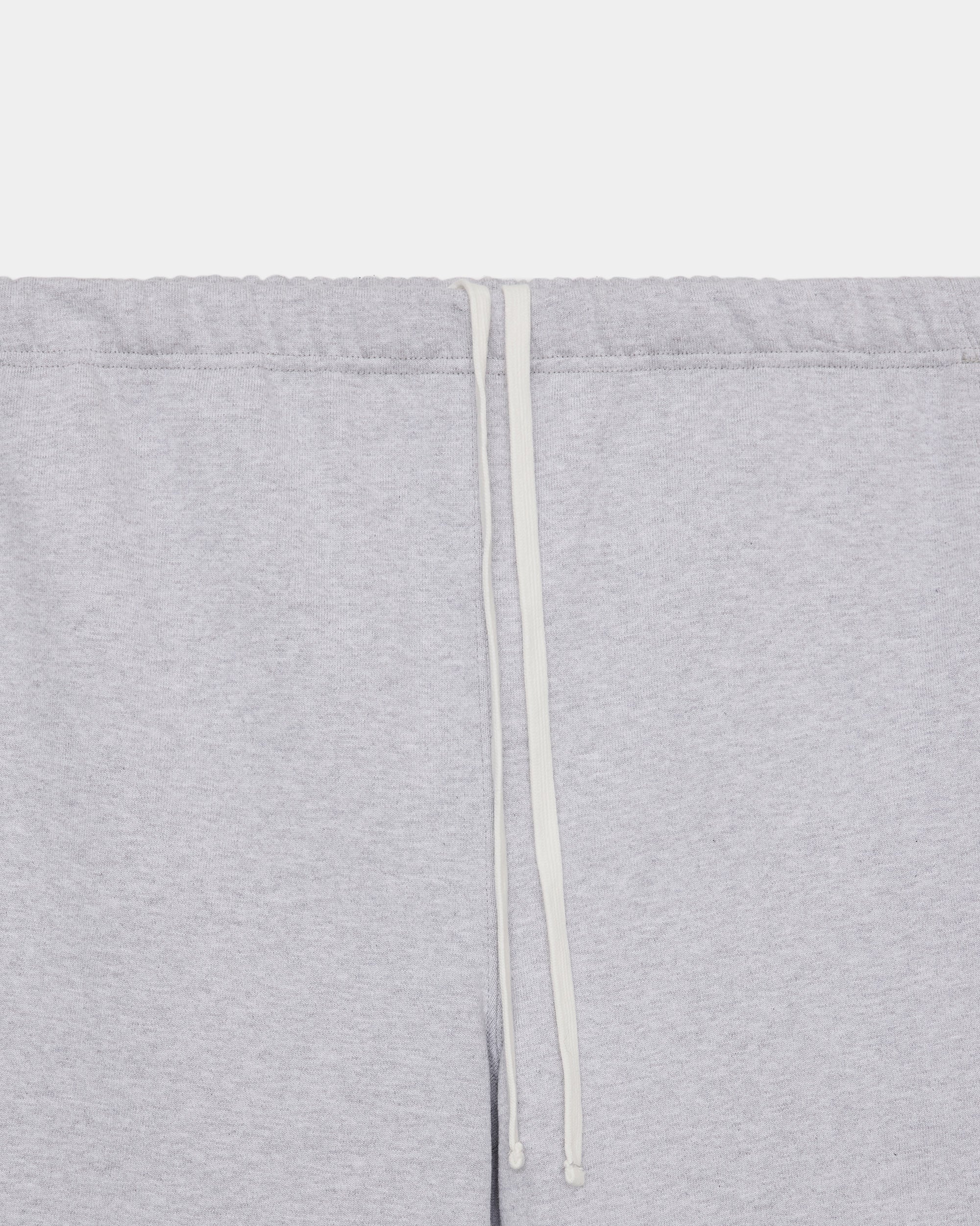 ORGANIC COTTON HEAVY FLEECE GYM PANTS, Ash Gray