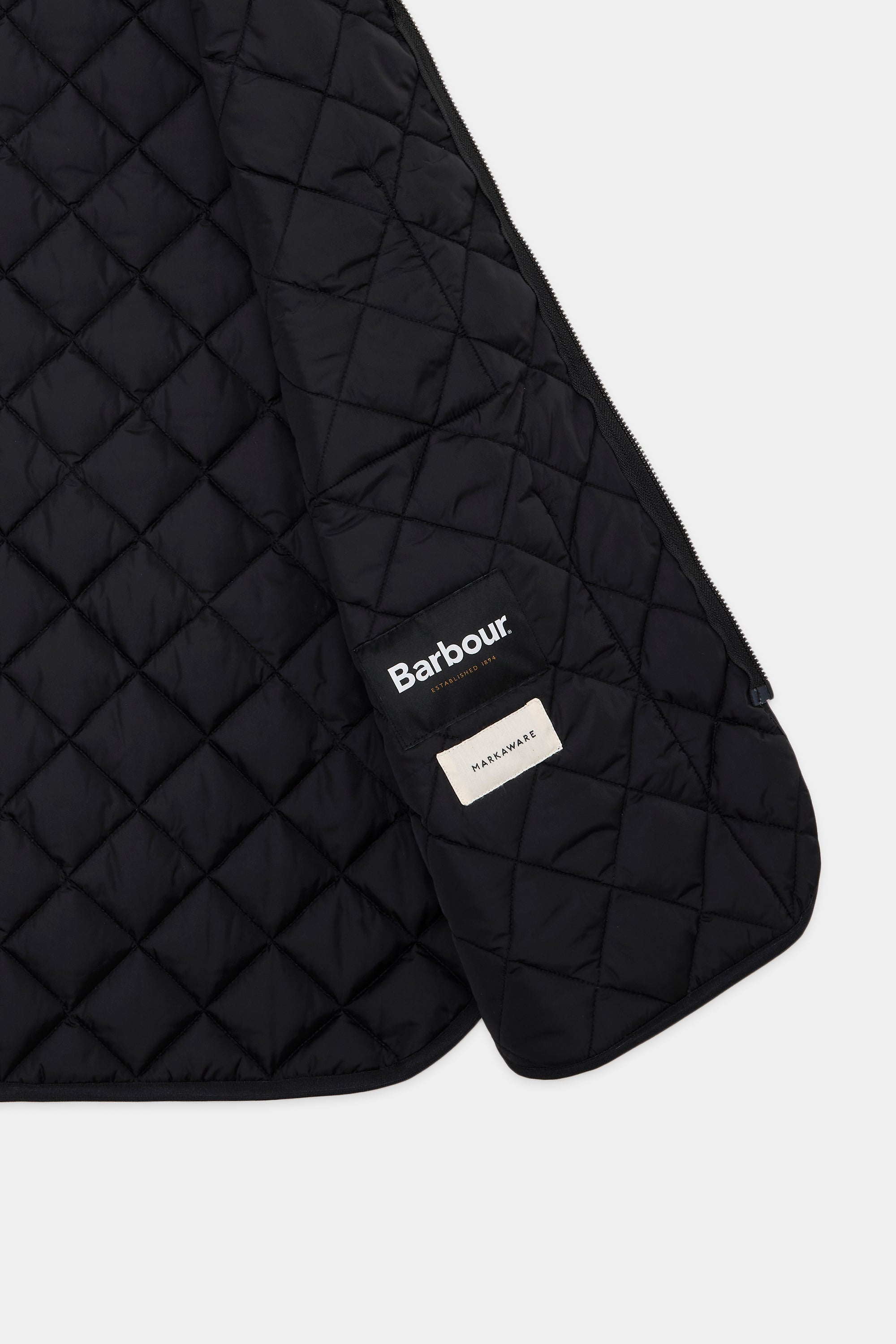 Barbour x MARKAWARE for EDIFICE QUILTING VEST, Black