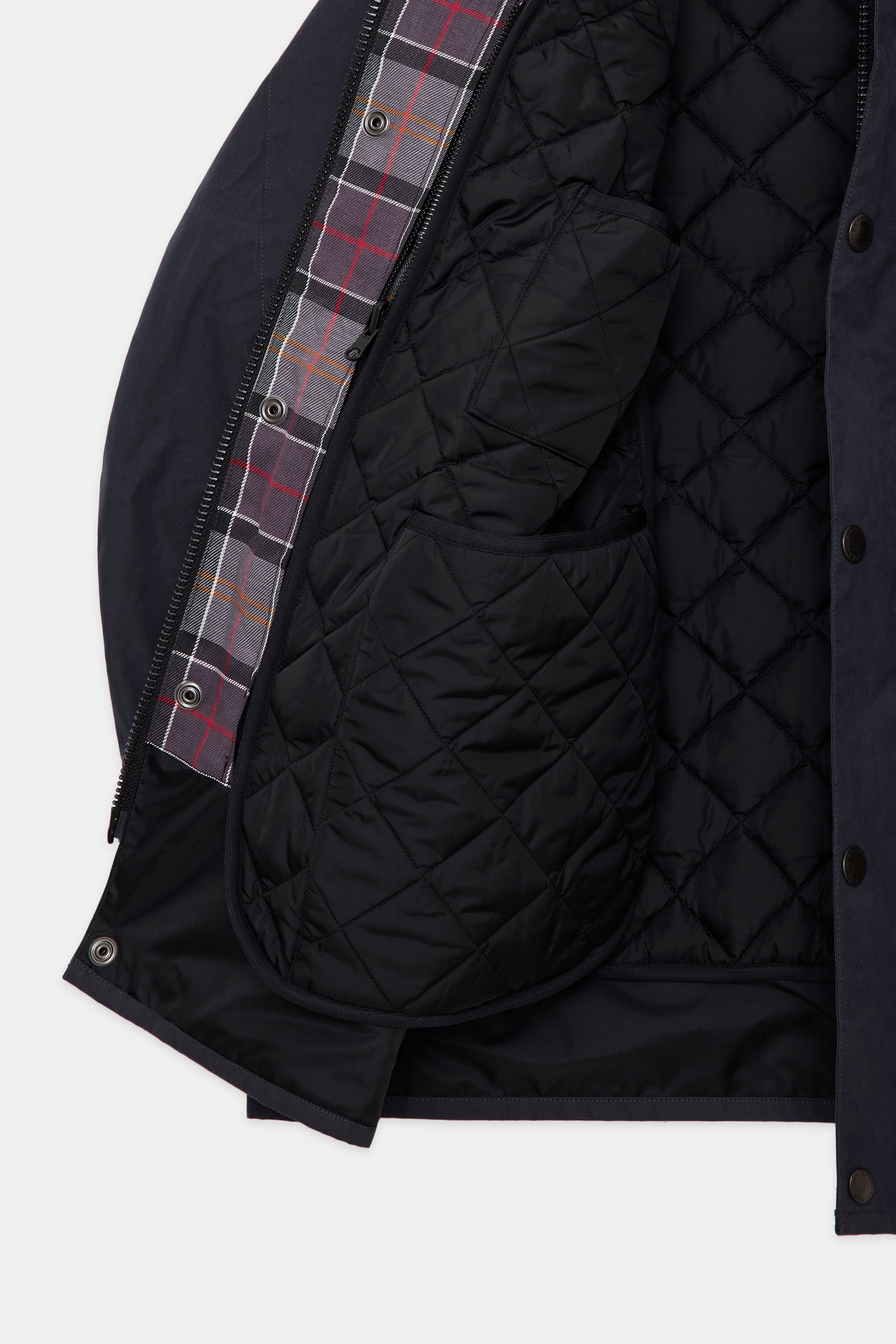 Barbour x MARKAWARE for EDIFICE QUILTING VEST, Black