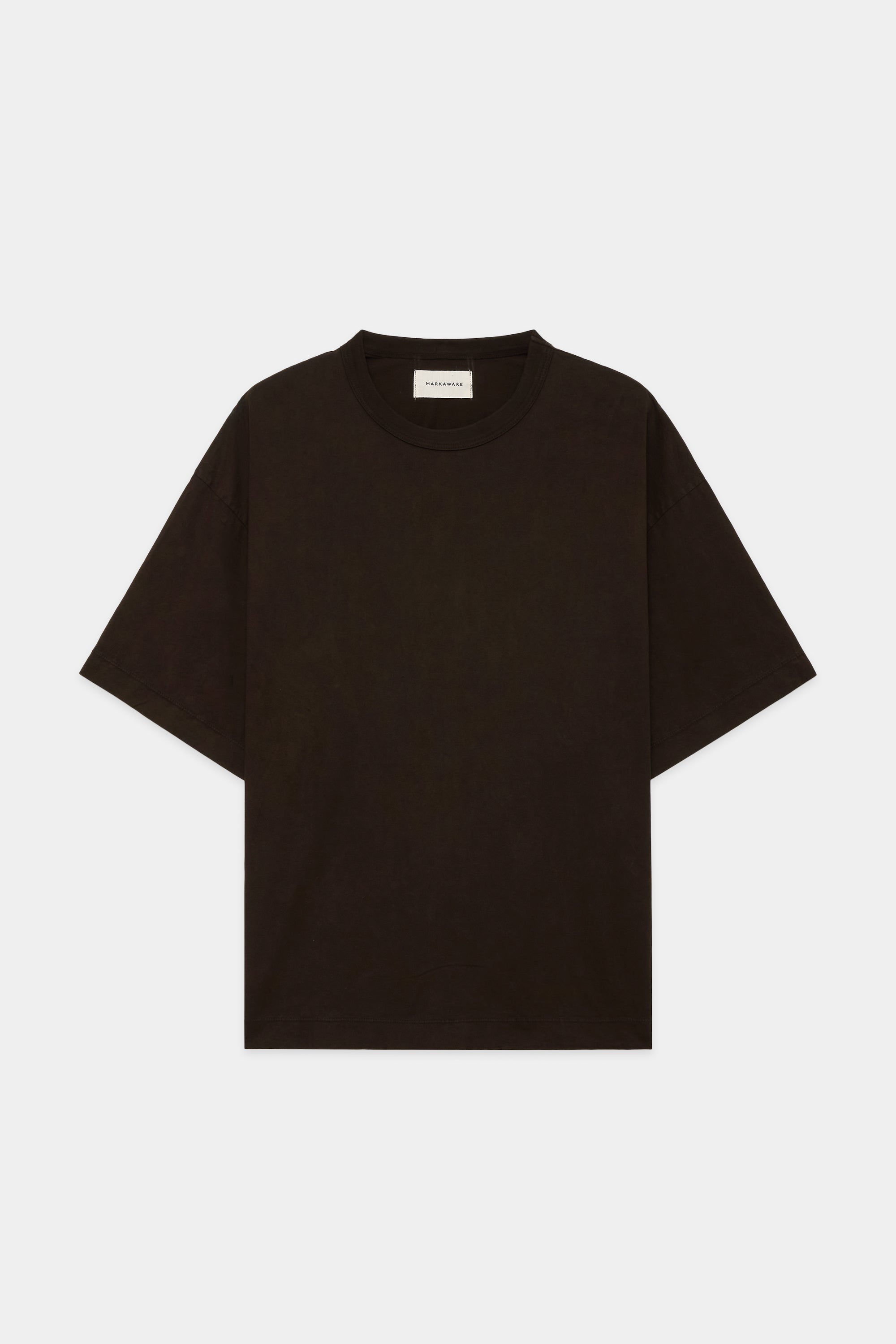 オーガニックGIZA 80/2天竺 / 別注"Doro-Zome" コンフォートフィット TEE , Dark Brown