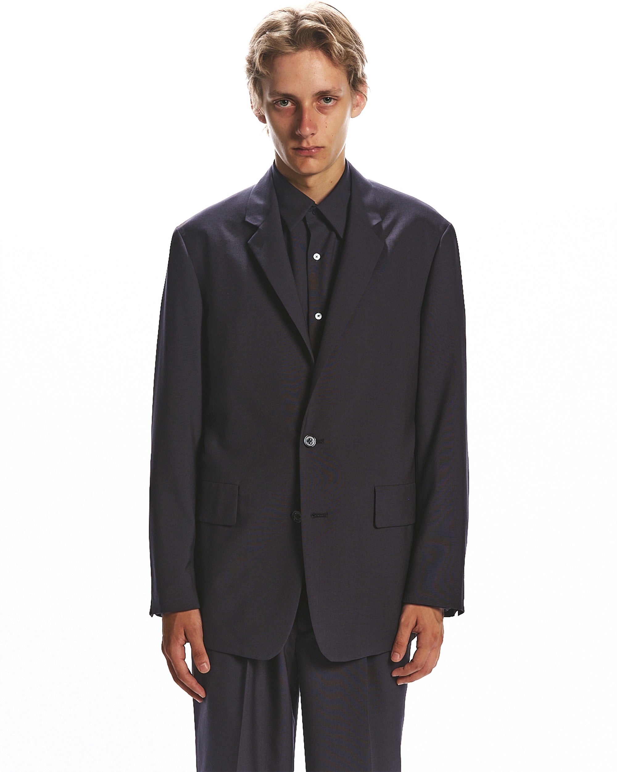 ORGANIC WOOL 2/80 TROPICAL SPORTS COAT, Charcoal