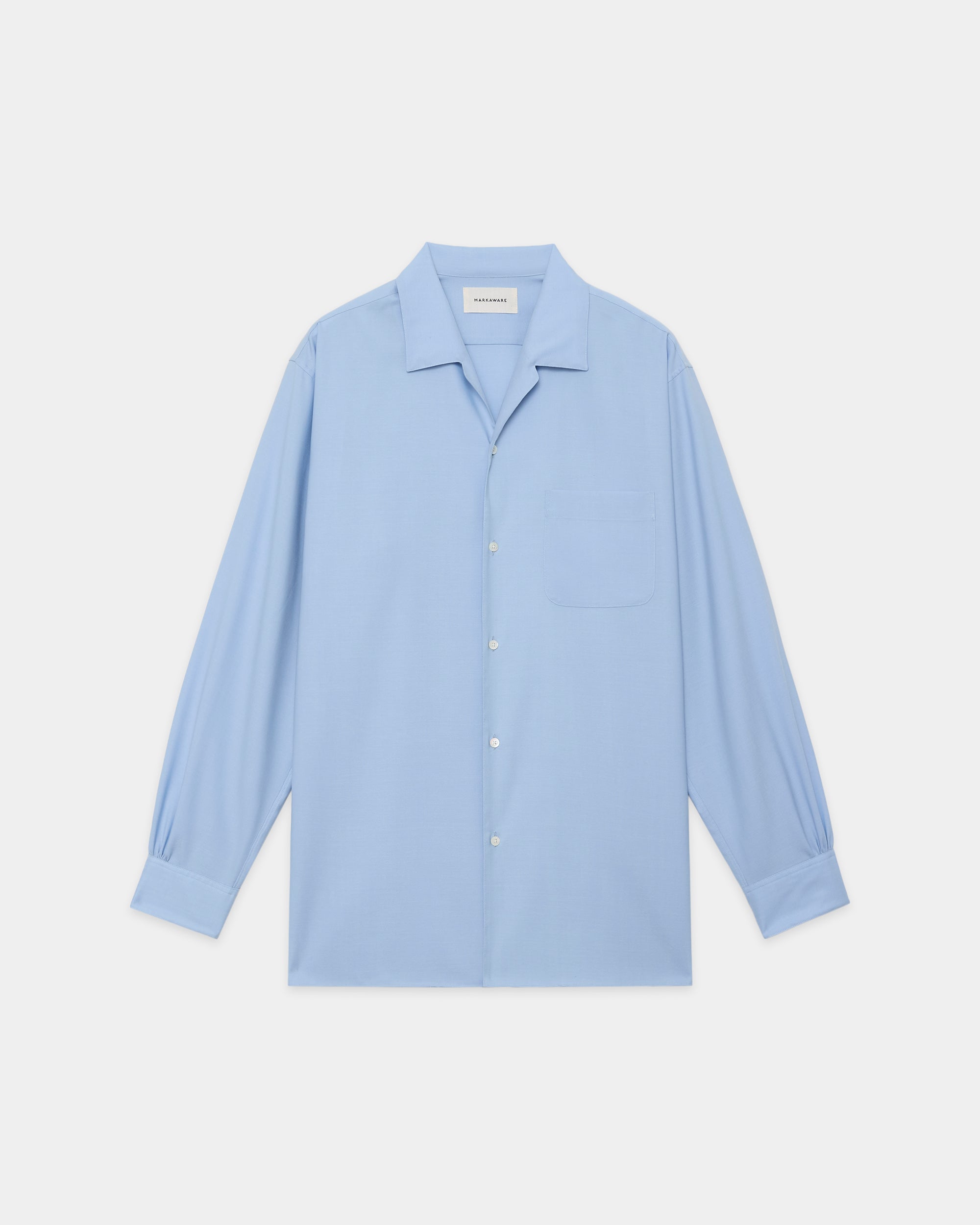 ORGANIC WOOL SURVIVAL CLOTH OVER SHIRT, Gray – MARKAWARE