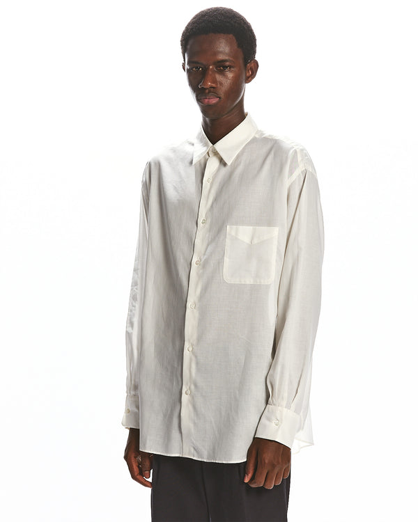 ORGANIC COTTON LOAN COMFORT FIT SHIRT, Ivory