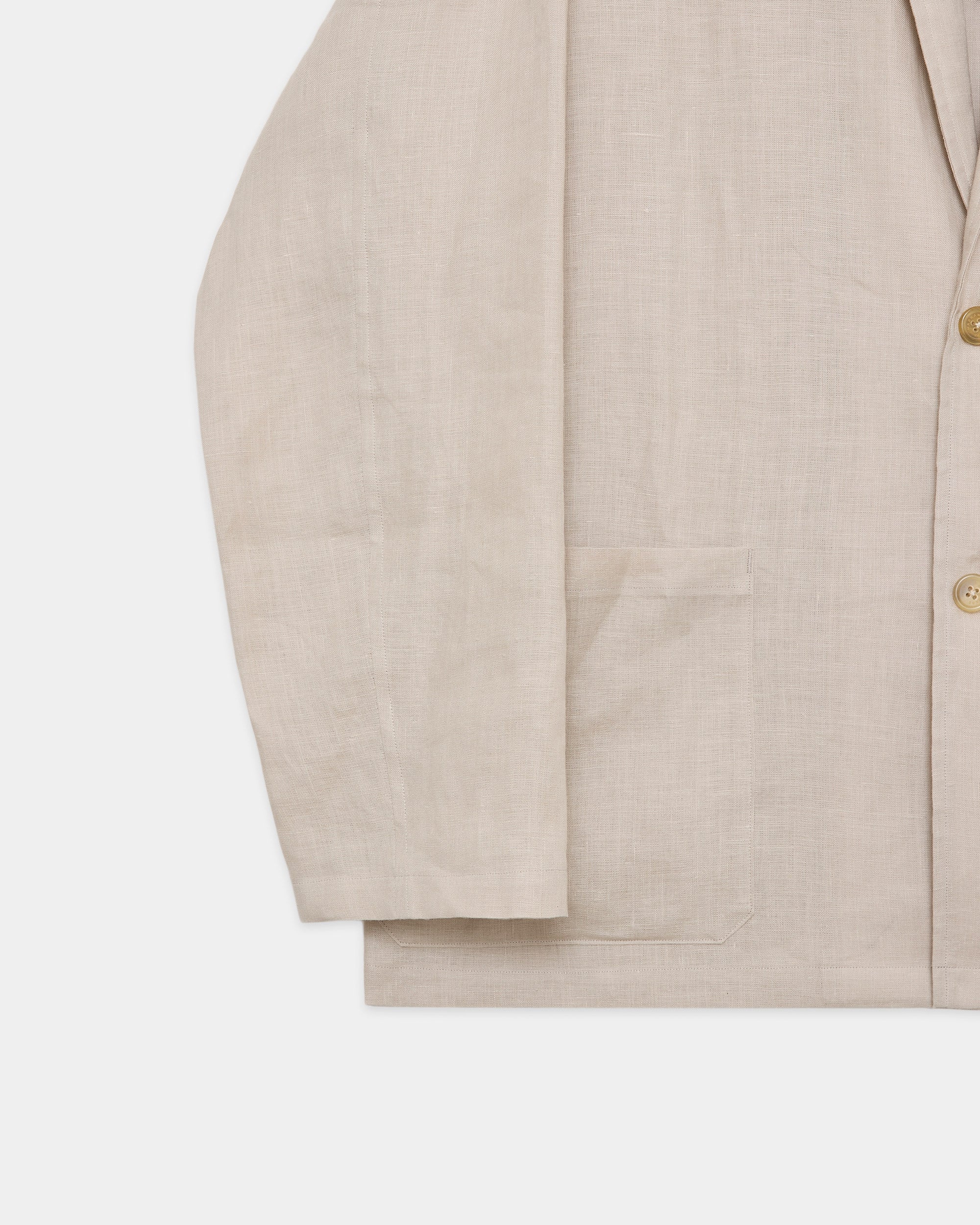 HEMP SHIRTING SHIRT JACKET, Taupe