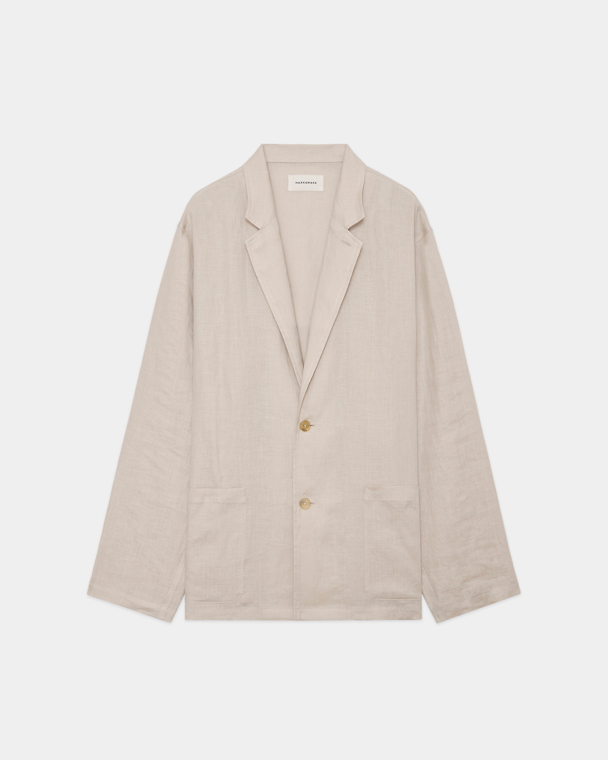 HEMP SHIRTING SHIRT JACKET, Taupe