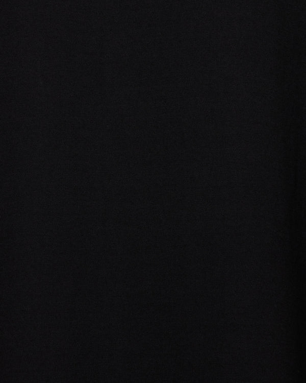 オーガニックGIZA 60/3 サバイバル天竺 / コンフォートフィットL/S Tee, Black