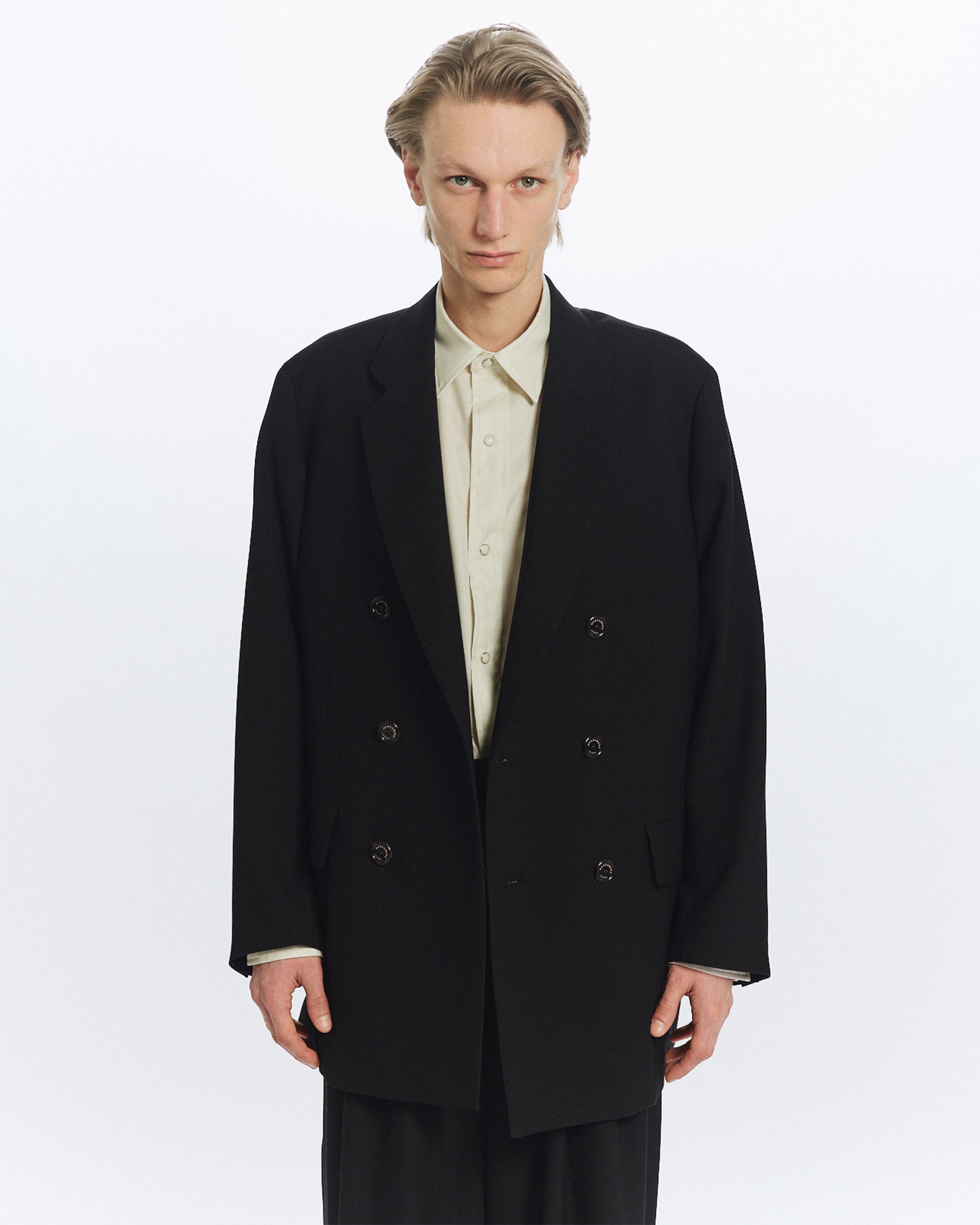 24AW MARKAWARE オーガニックウールサージ ジャケット 極美品 3/60オーガニックウールサバイバルクロス / コンフォート