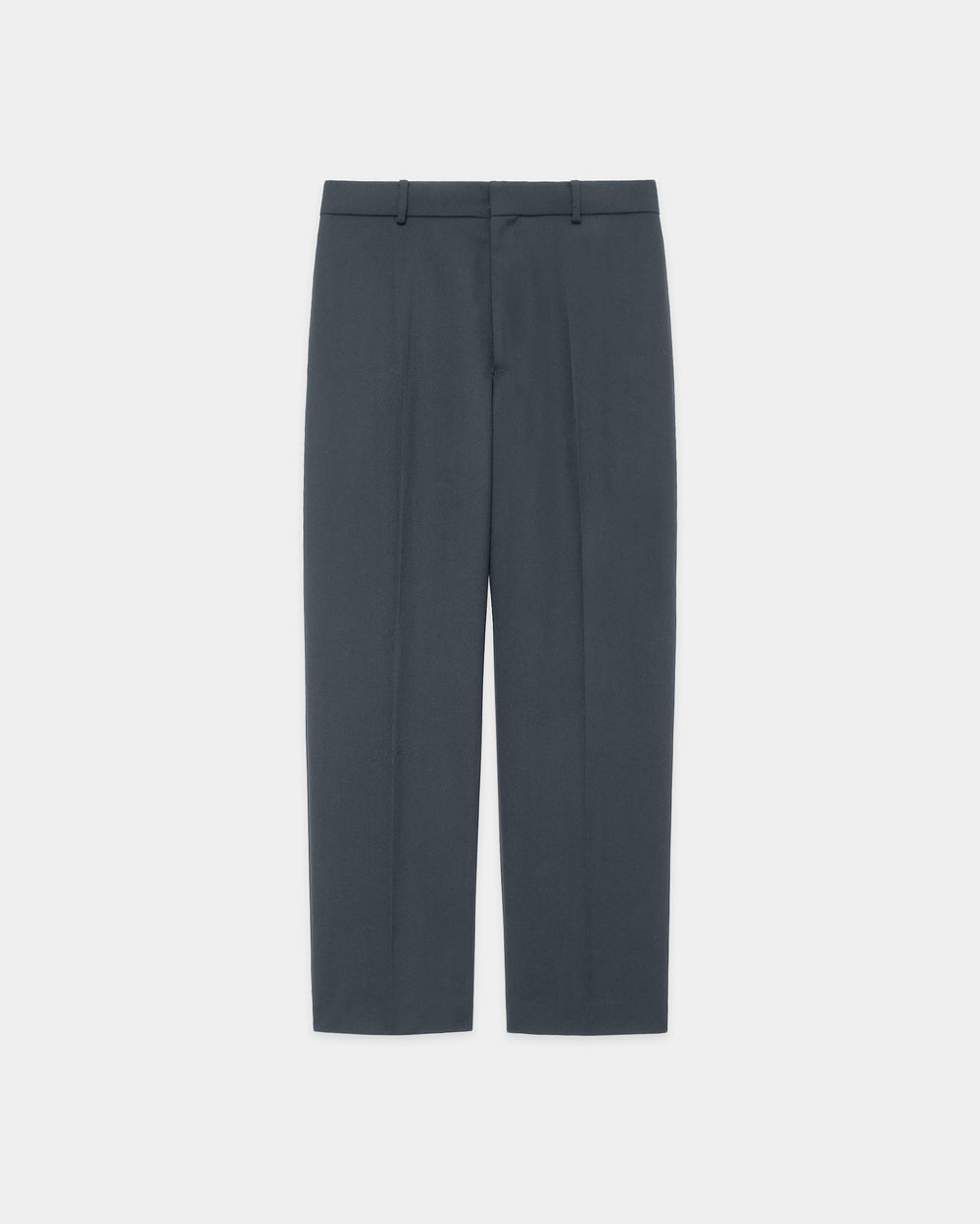 3/60 オーガニックウールサバイバルクロス® / フラットテーパードトラウザーズ, Forest Gray