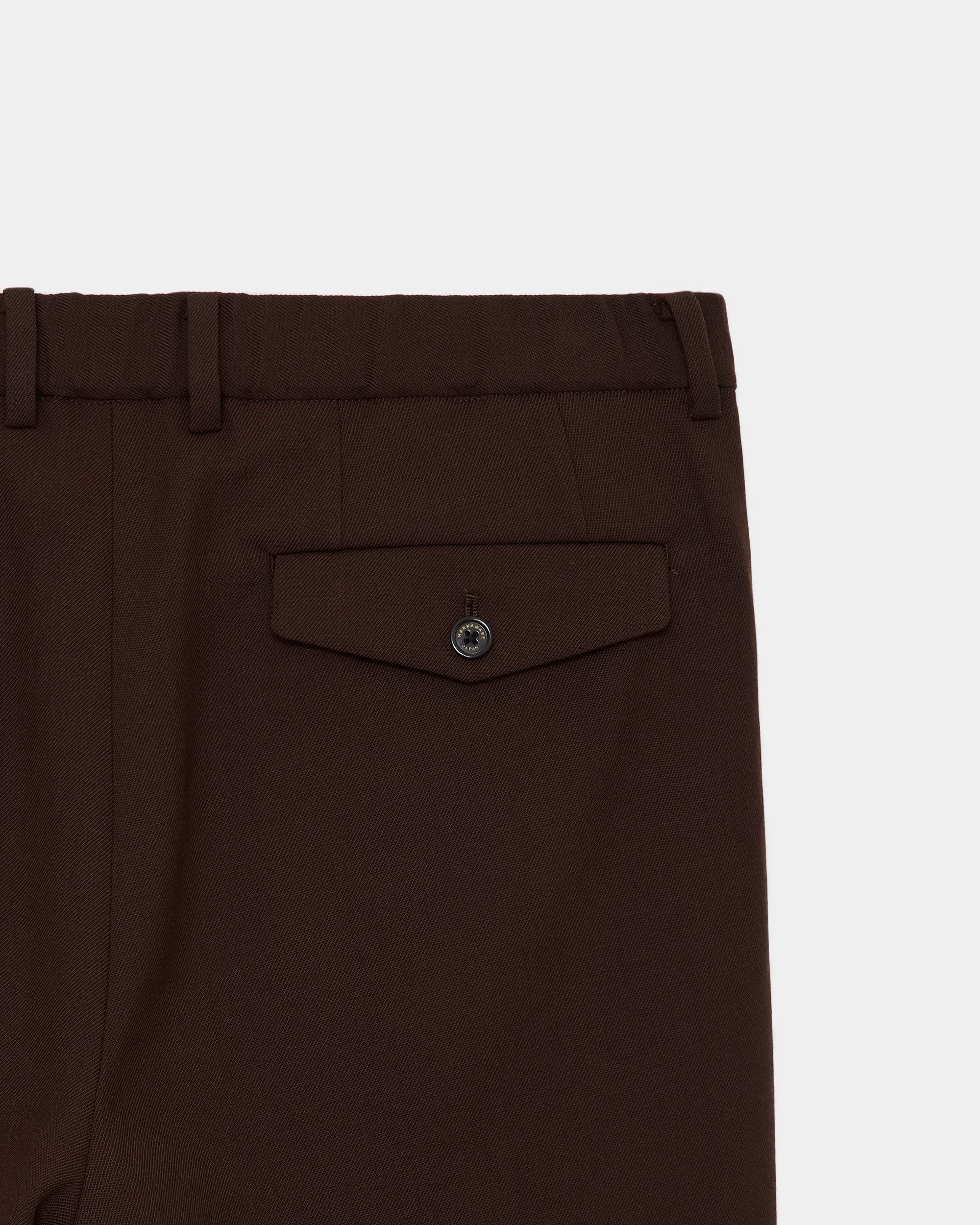 ORGANIC WOOL SURVIVAL CLOTH® TRIPLE PLEATED WIDE TROUSERS, Olive Drab