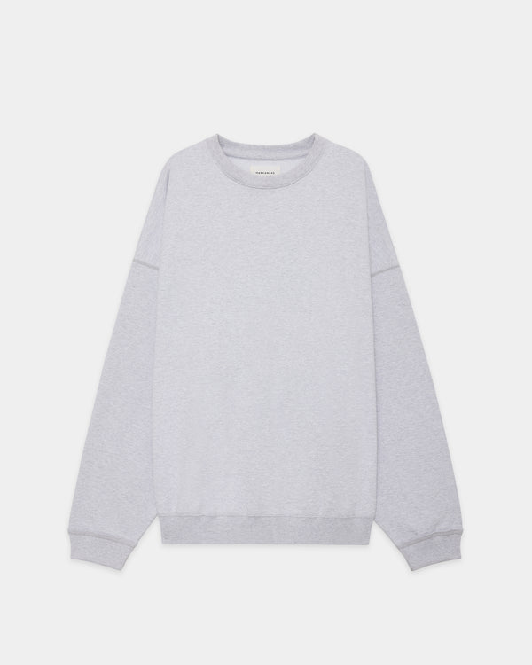オーガニックコットンヘビー吊裏毛 / ヒュージスウェット, Ash Gray