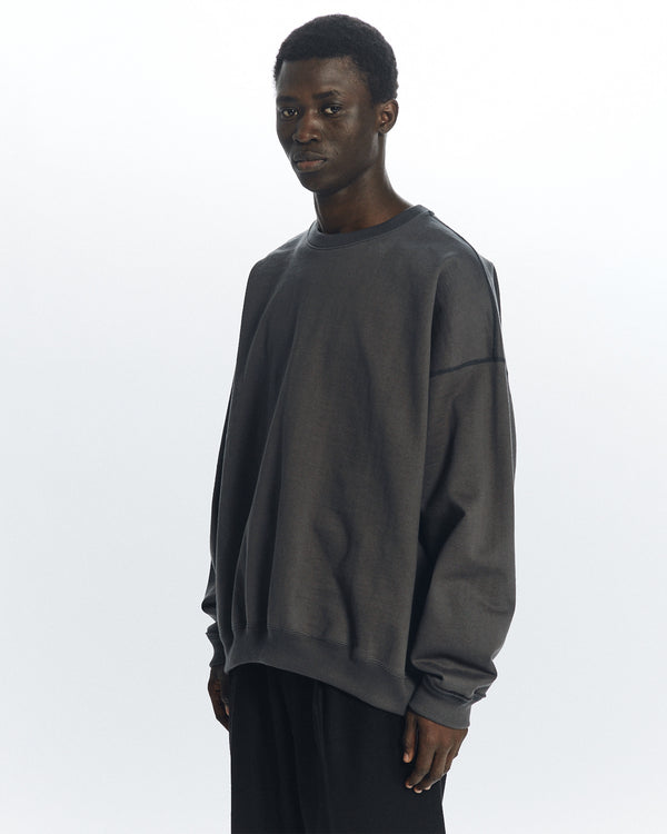 オーガニックコットンヘビー吊裏毛 / ヒュージスウェット, Forest Gray