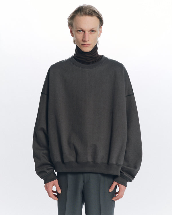 オーガニックコットンヘビー吊裏毛 / ヒュージスウェットショート, Forest Gray