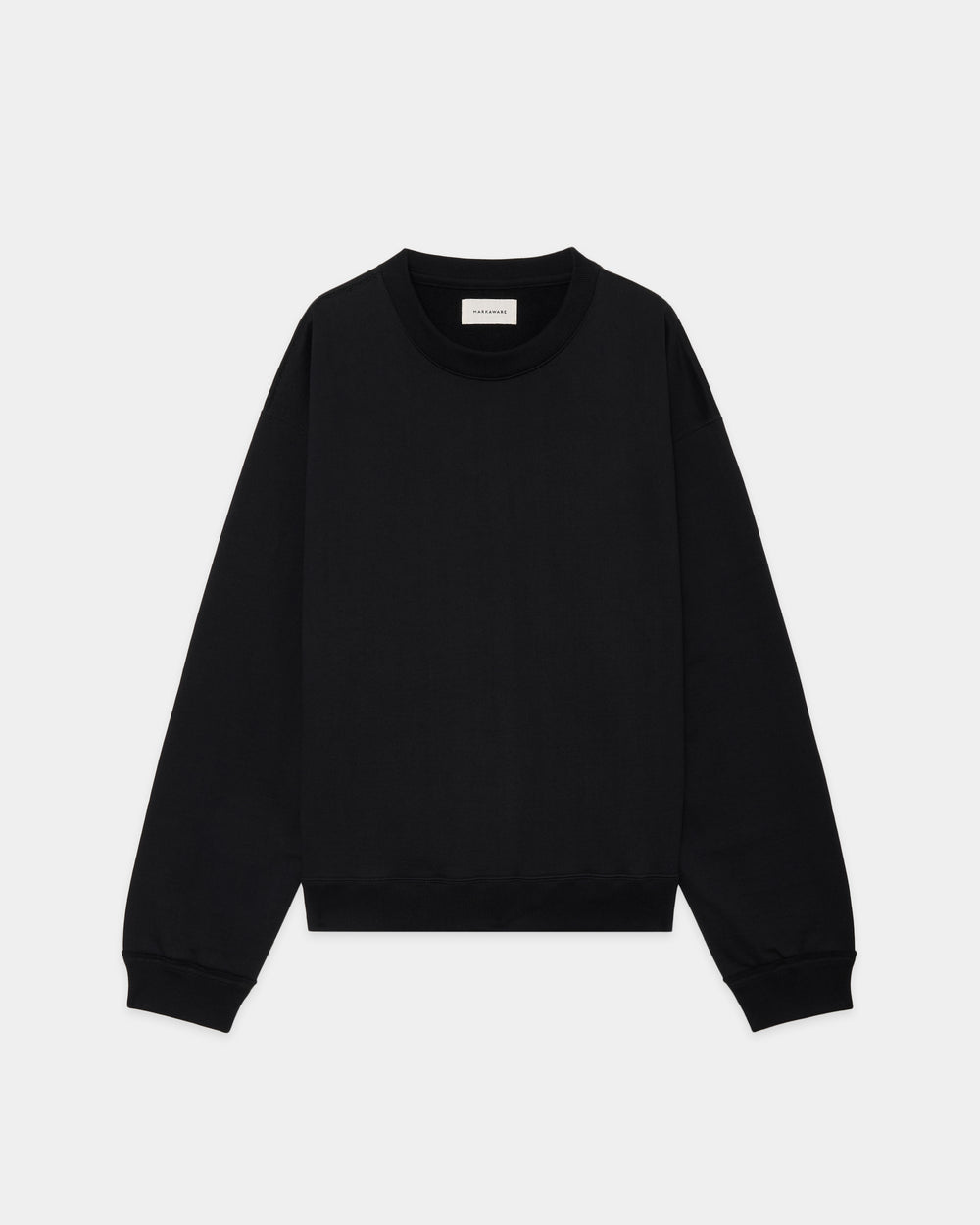 オーガニックコットンヘビー吊裏毛 / コンフォートスウェット, Black