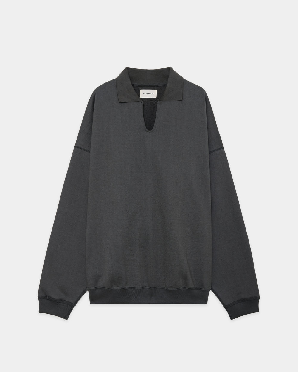 オーガニックコットンヘビー吊裏毛 / スキッパーヒュージスウェット, Forest Gray