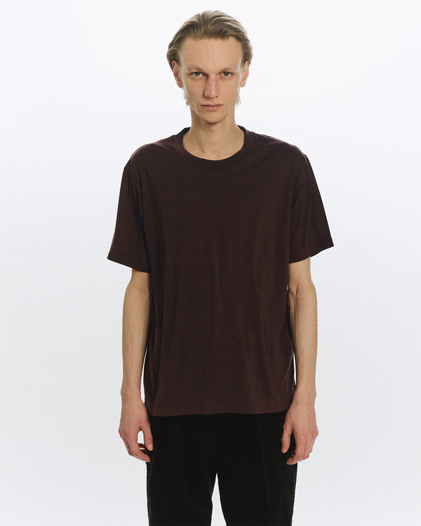 SUPER 160s WOOL WASHABLE KNIT REGULAR FIT Tee, Olive Drab