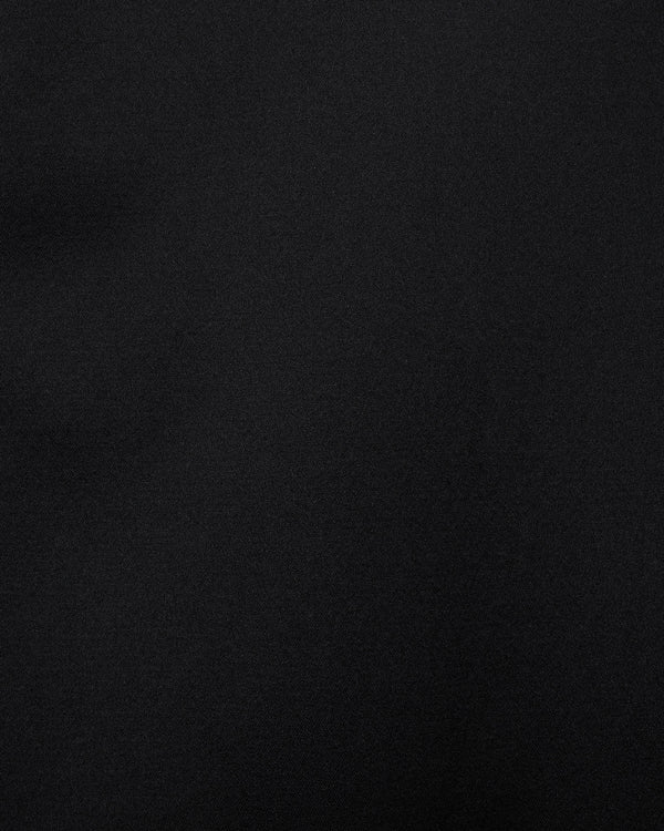 ブラタクシルク×カシミヤサテン / コーチジャケットII, Black
