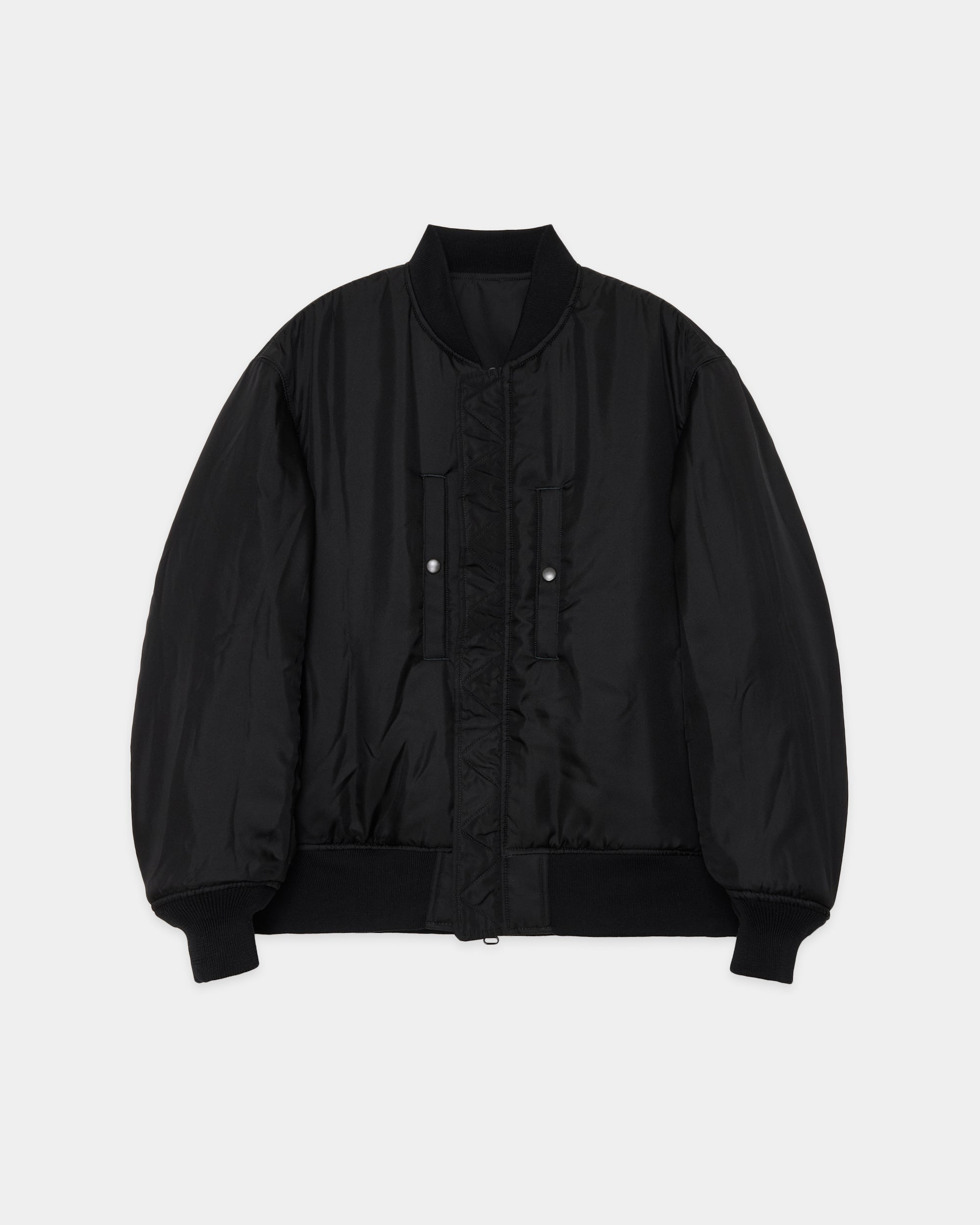シルクヘビーツイル / MA-1, Black