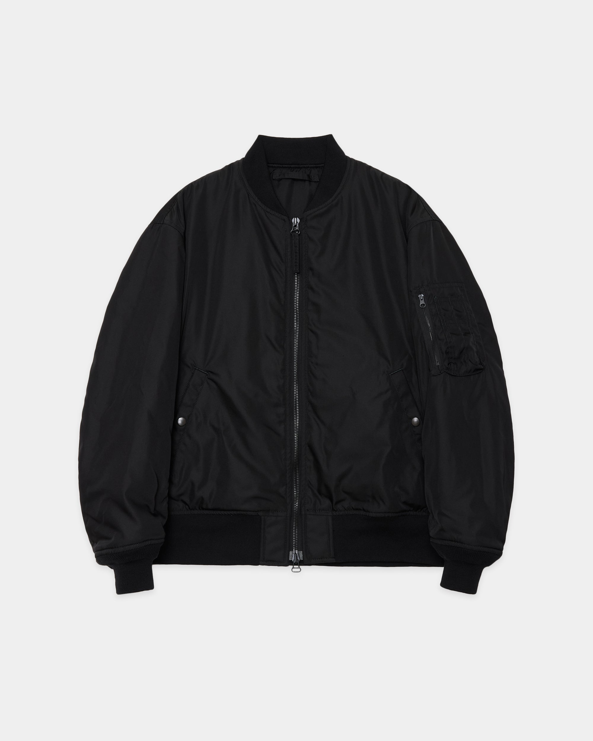 シルクヘビーツイル / MA-1, Black