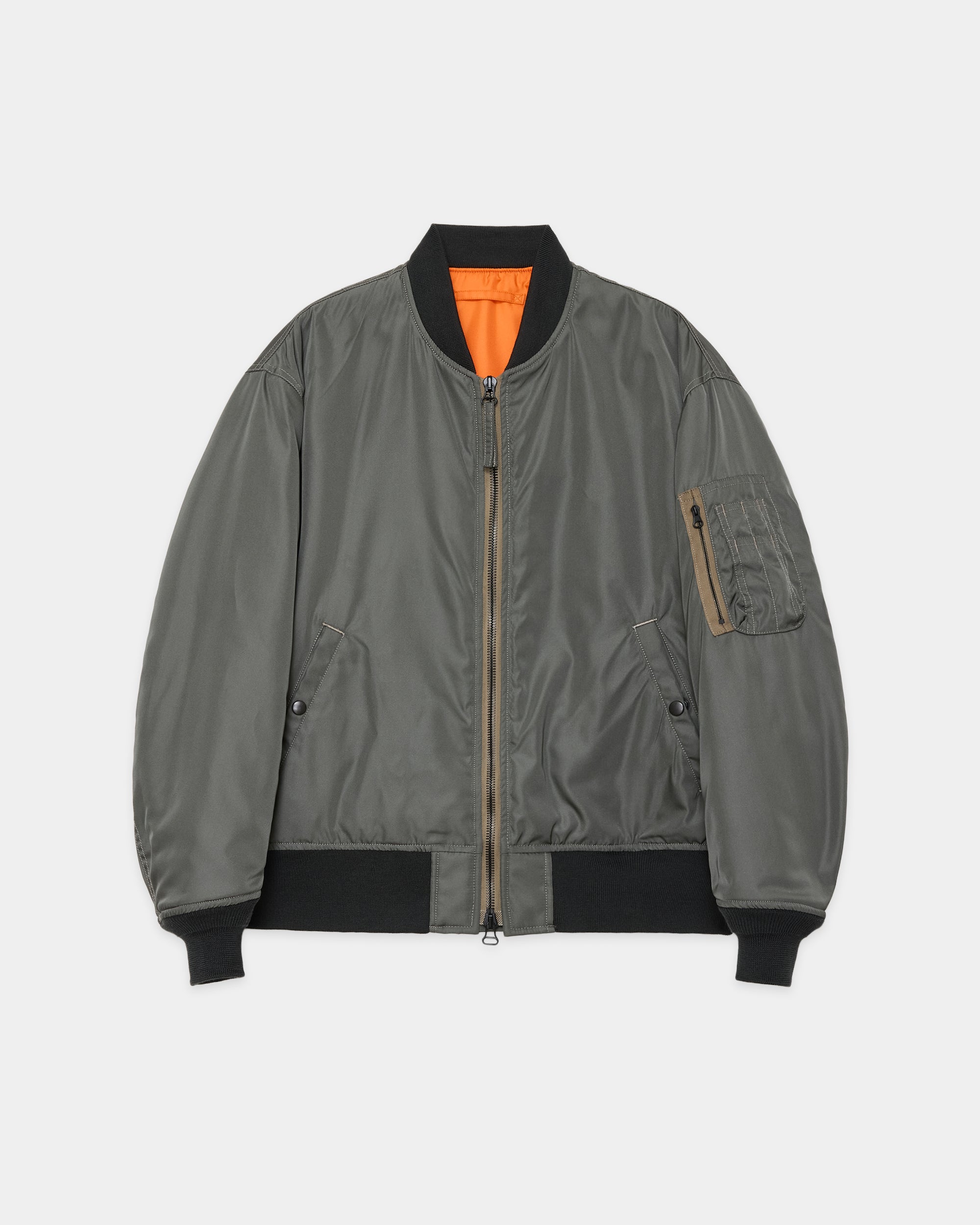 シルクヘビーツイル / MA-1, Sage Green