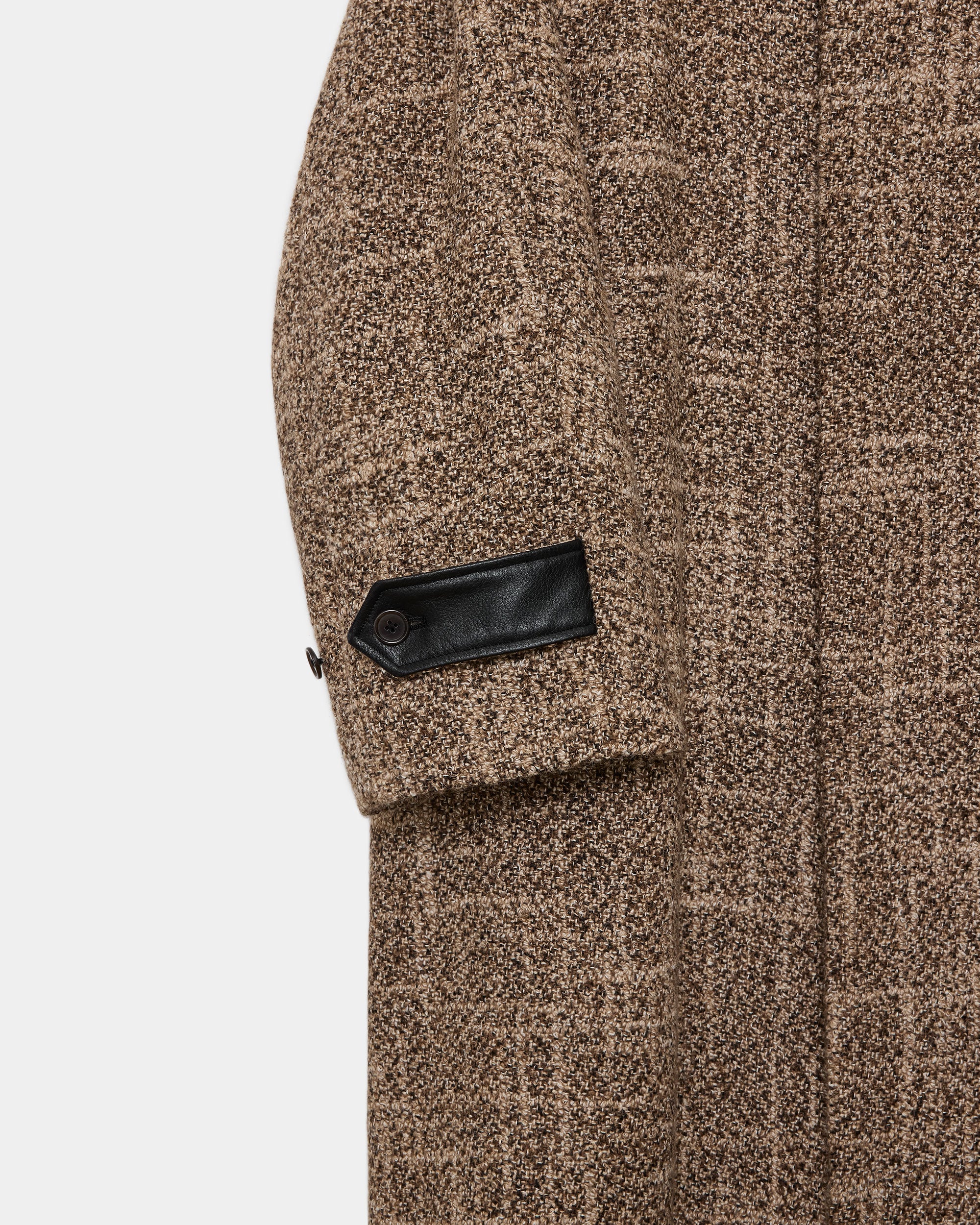 アルパカ スラブ ツィード / ウォークアバウトコートII, Natural Color Mix