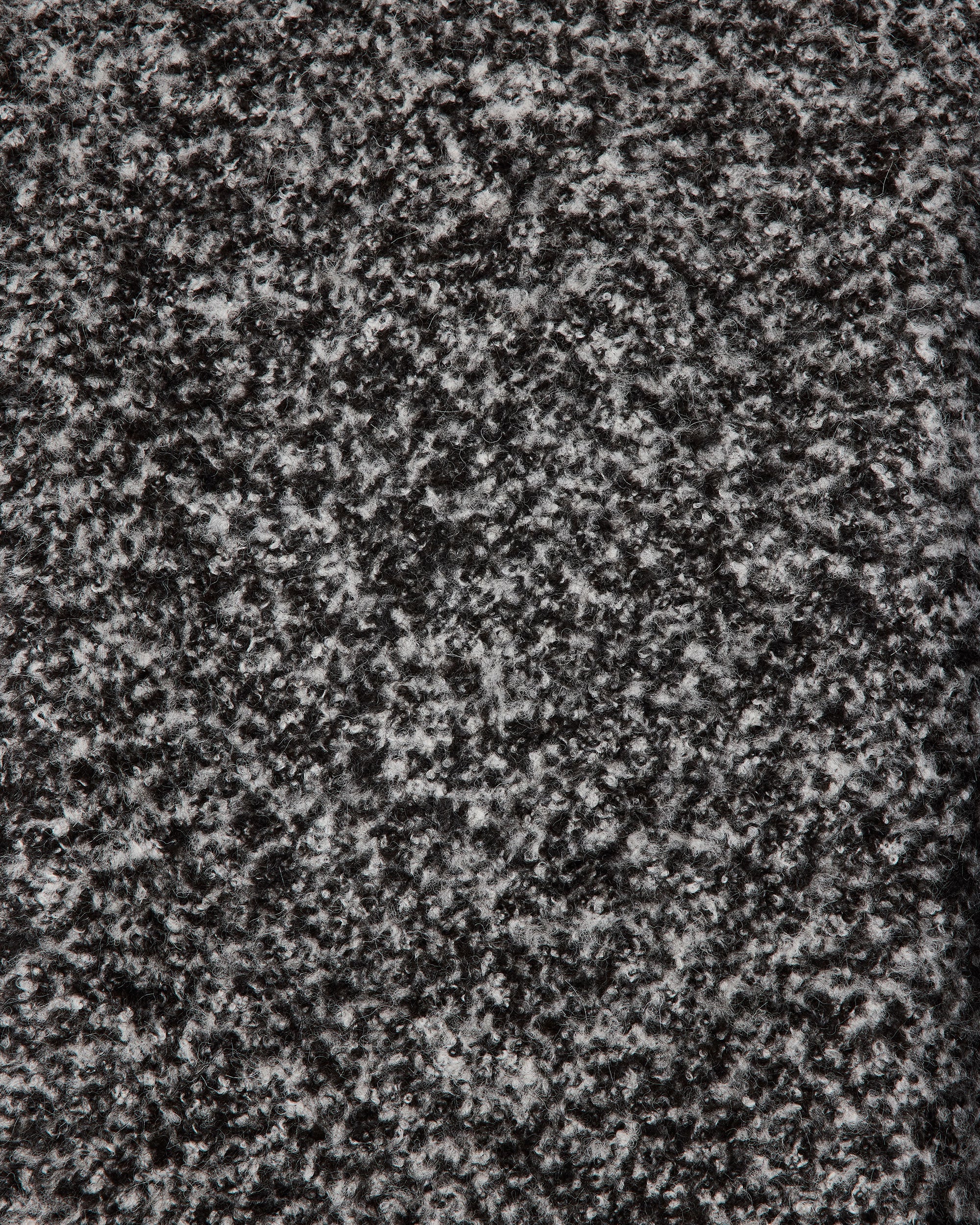 アルパカループツイード / フライングマンジャケット, N Black × N White