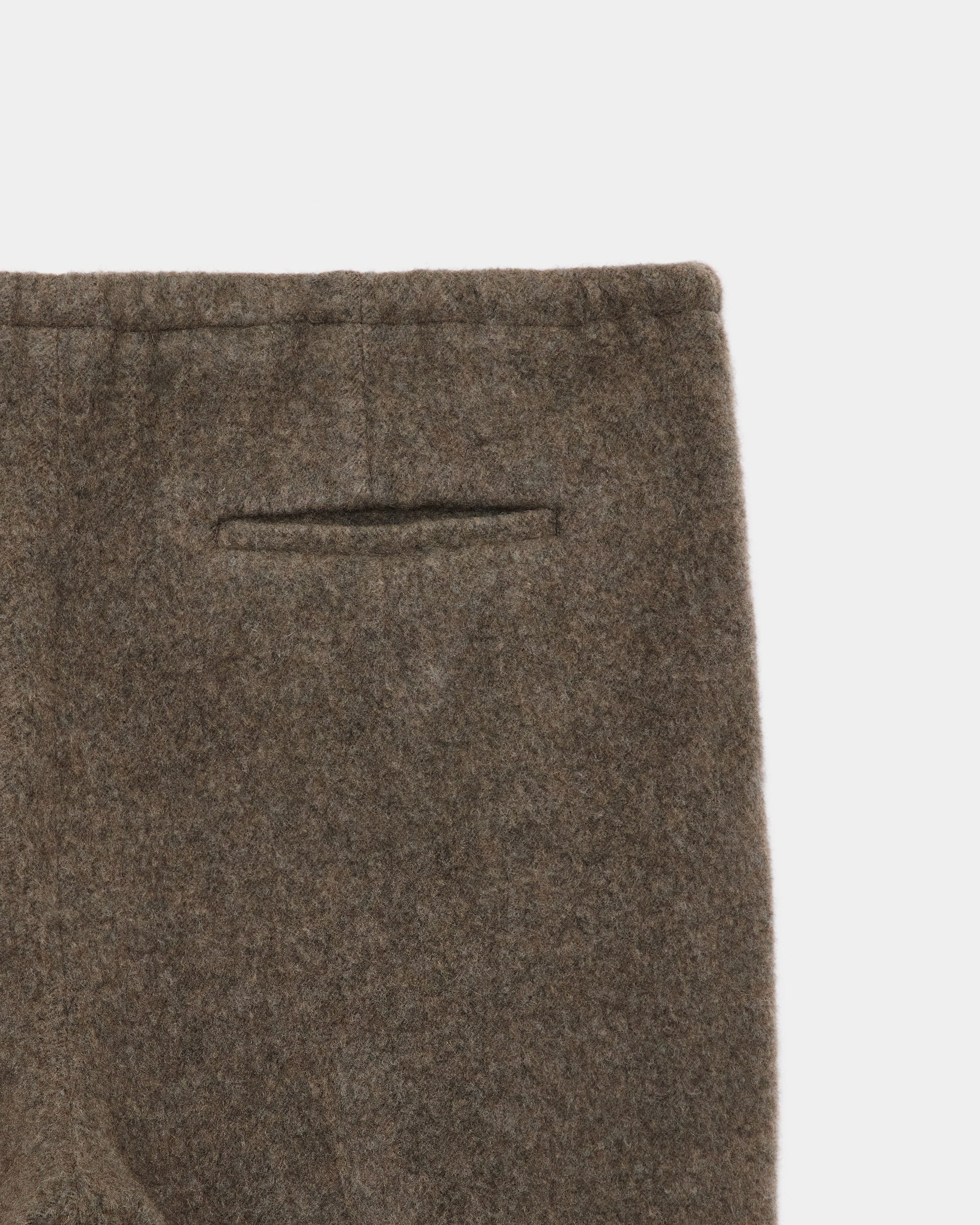 ウールカシミヤナッピングワッシャー /  パジャマパンツ, Green Beige