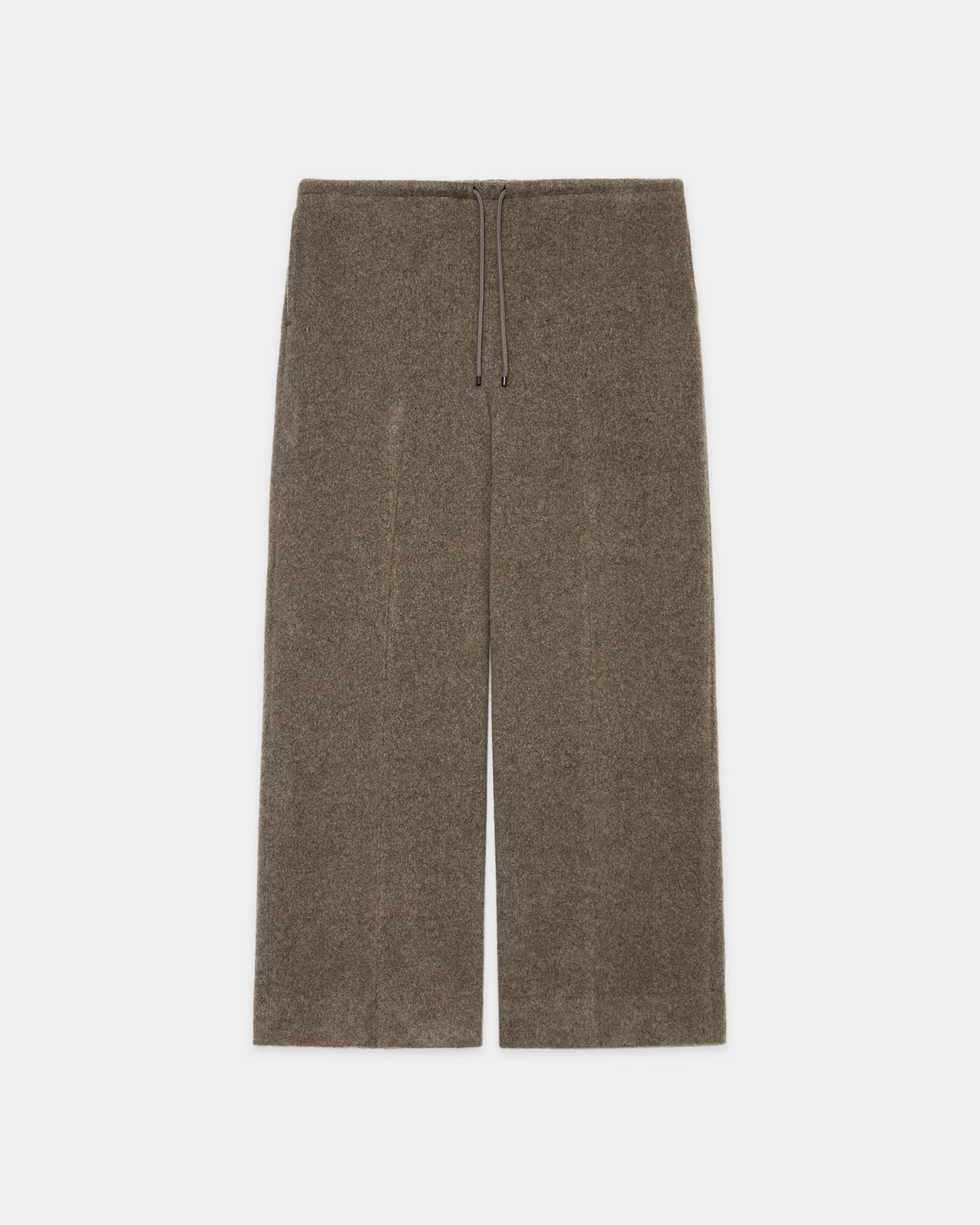 ウールカシミヤナッピングワッシャー /  パジャマパンツ, Green Beige