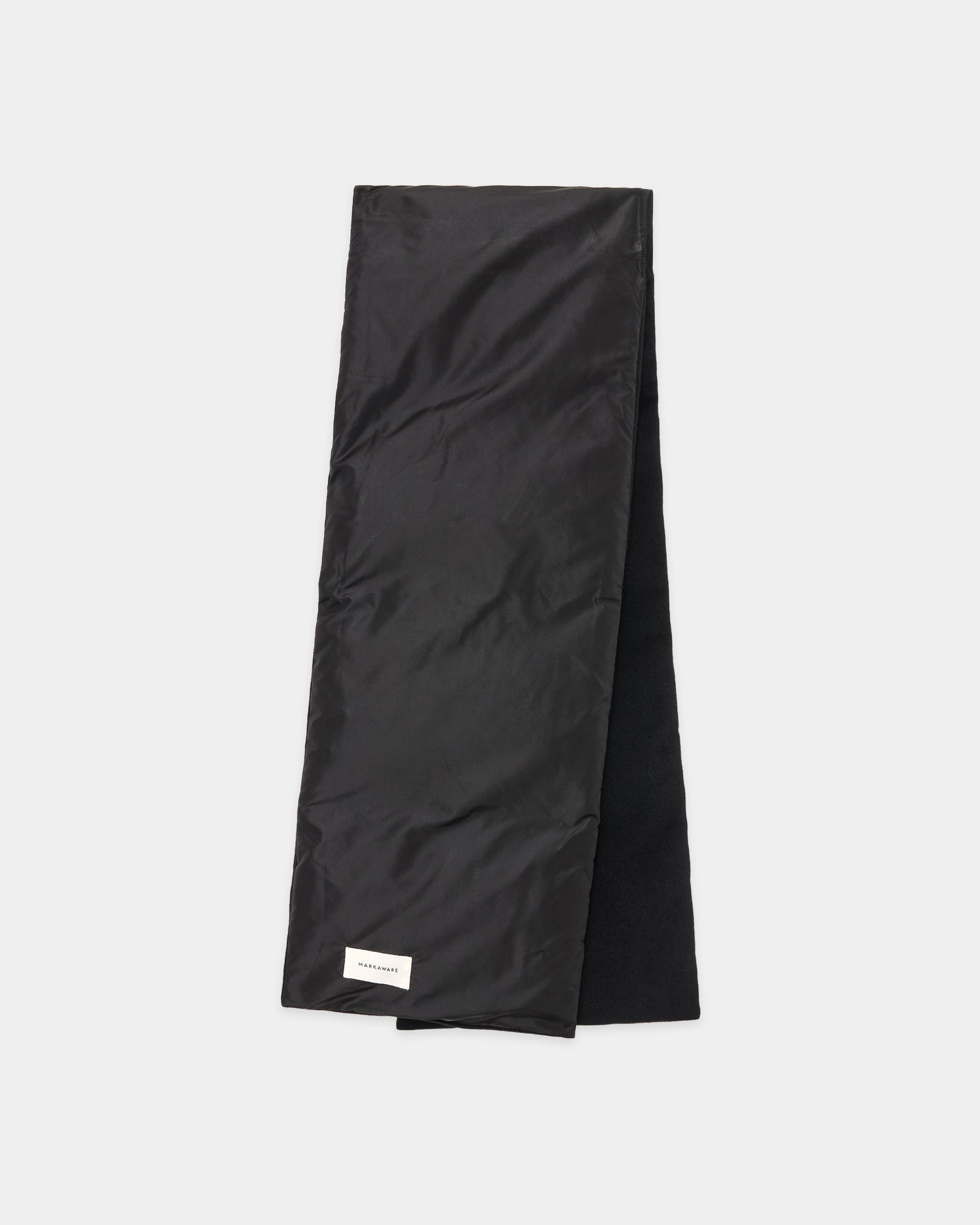 【PARKING別注】 カシミヤフランネル / マフラー with マグネット, Black