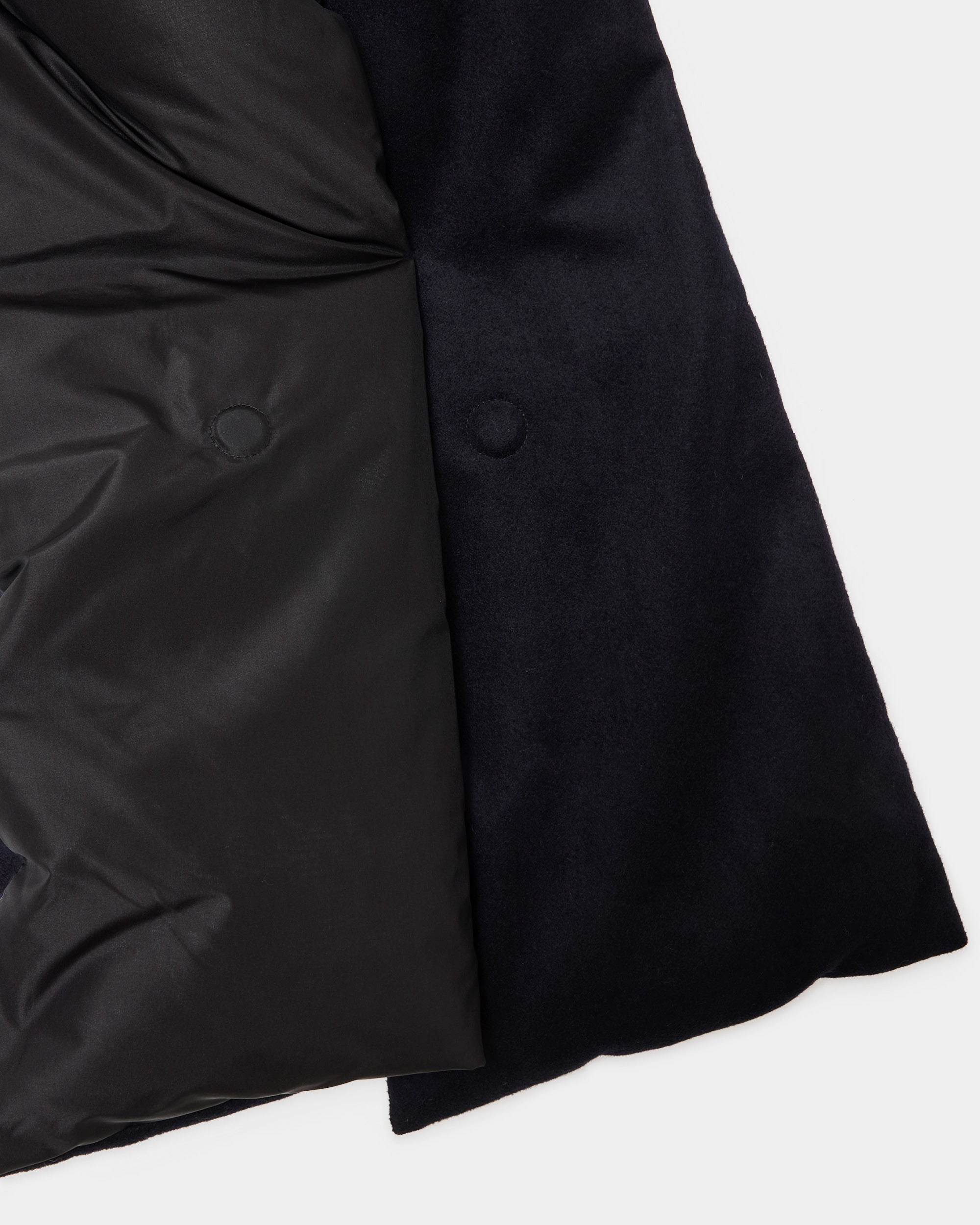 カシミヤフランネル / マフラー with マグネット, D Navy