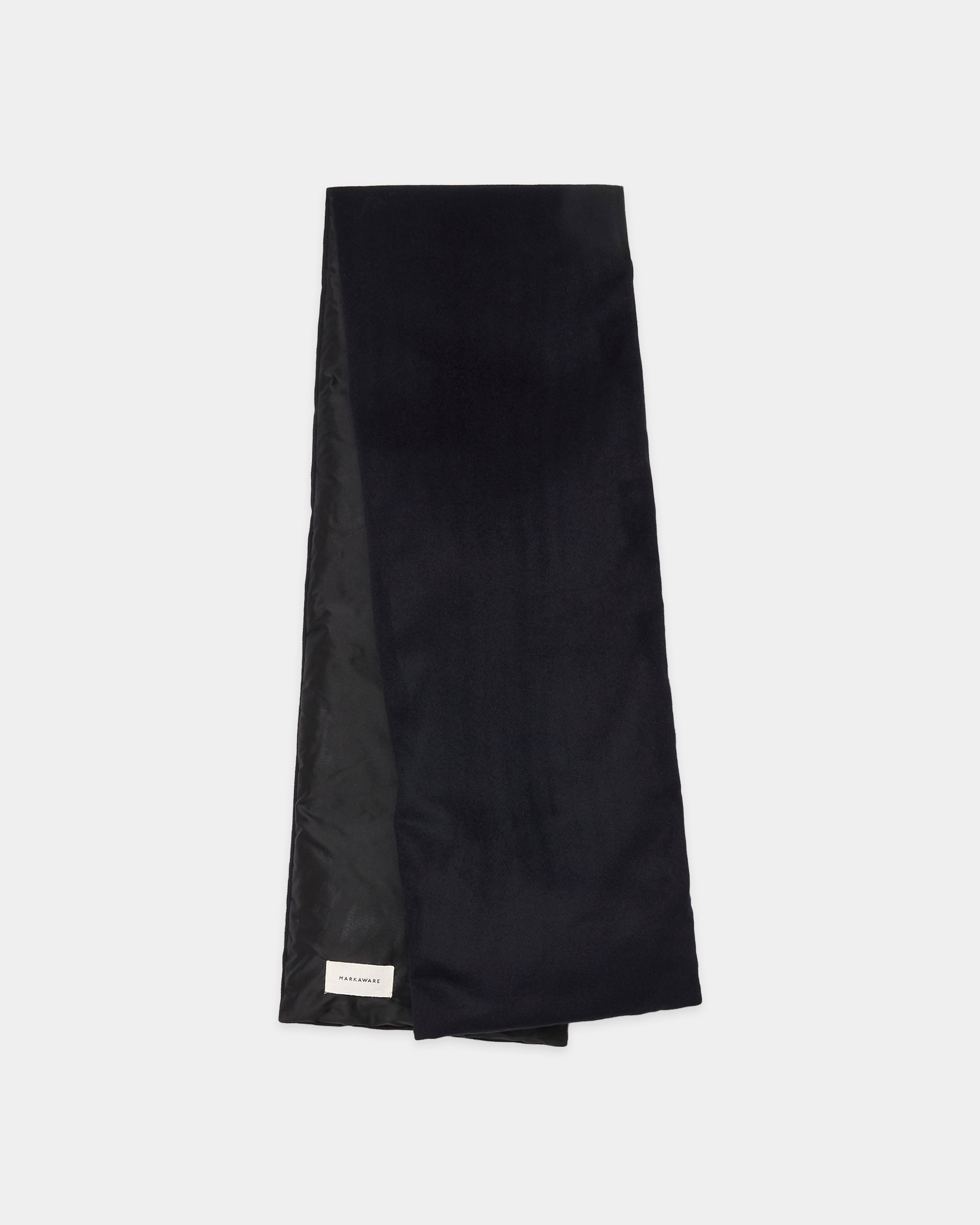 カシミヤフランネル / マフラー with マグネット, D Navy