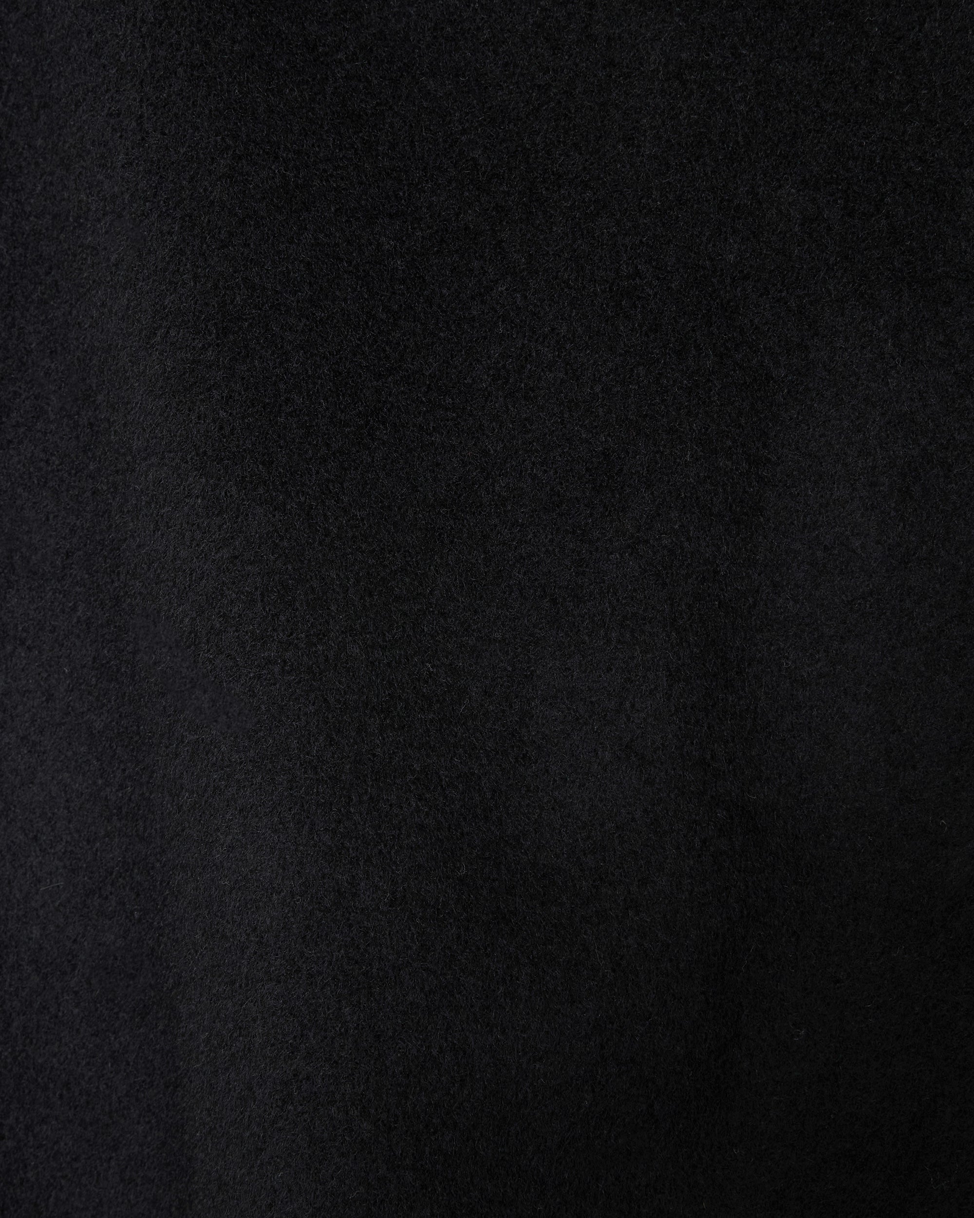 【PARKING別注】 カシミヤフランネル / ダブルプリーテッドワイドトラウザーズ, Black