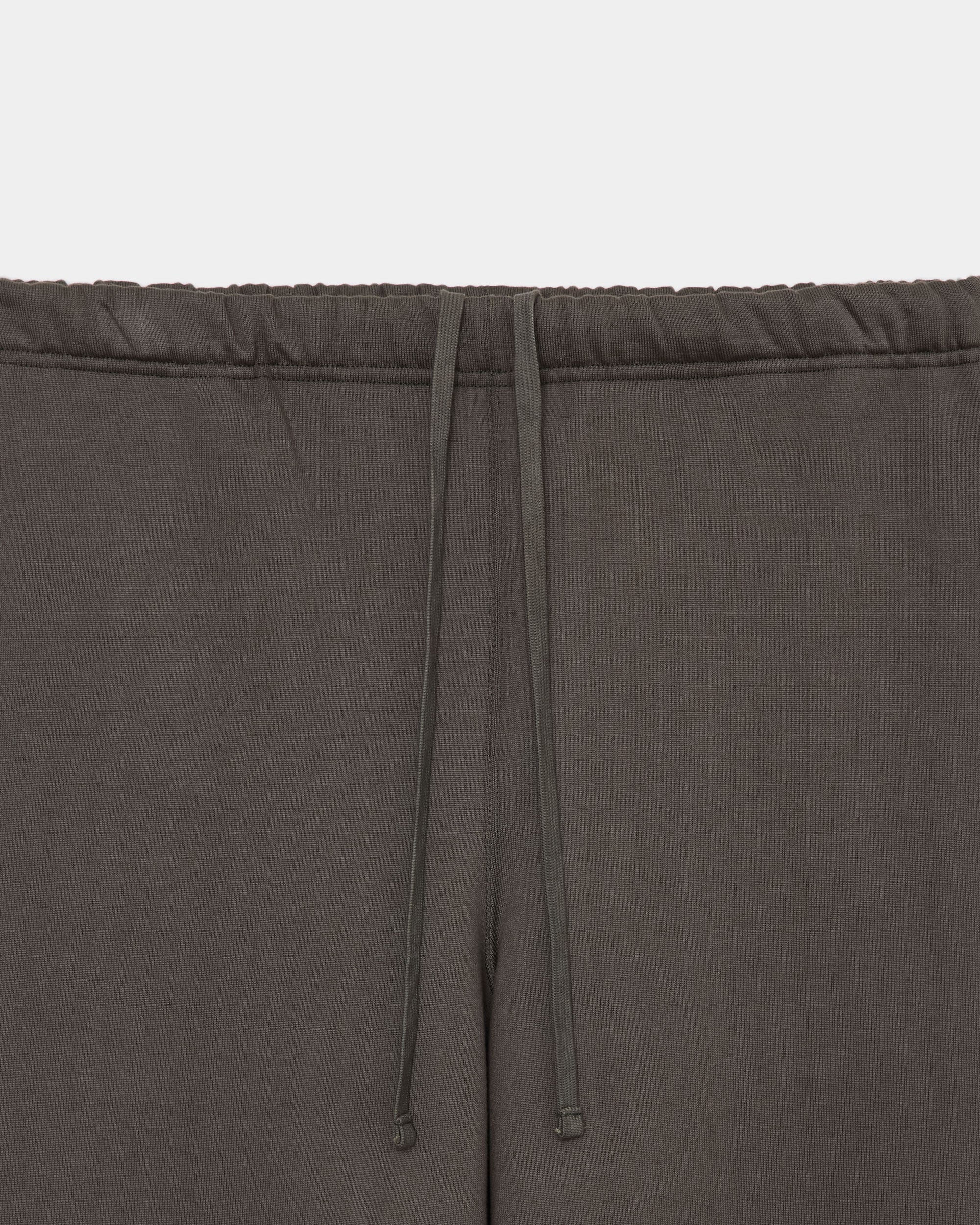 オーガニックコットンヘビー吊裏毛 / ワイドジムパンツ, Charcoal