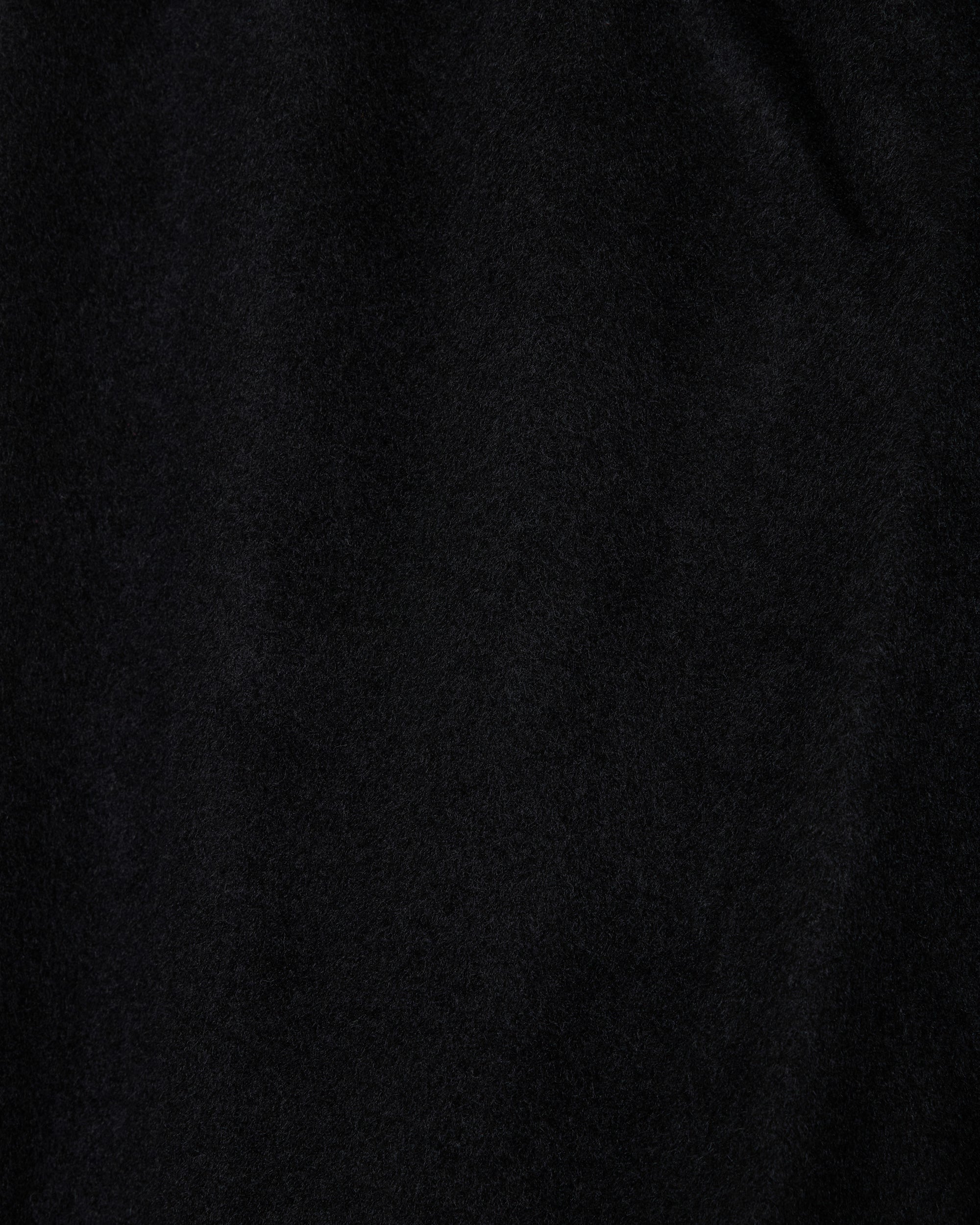 【PARKING別注】 カシミヤフランネル / トリプルプリーテッドワイドトラウザーズ, Black