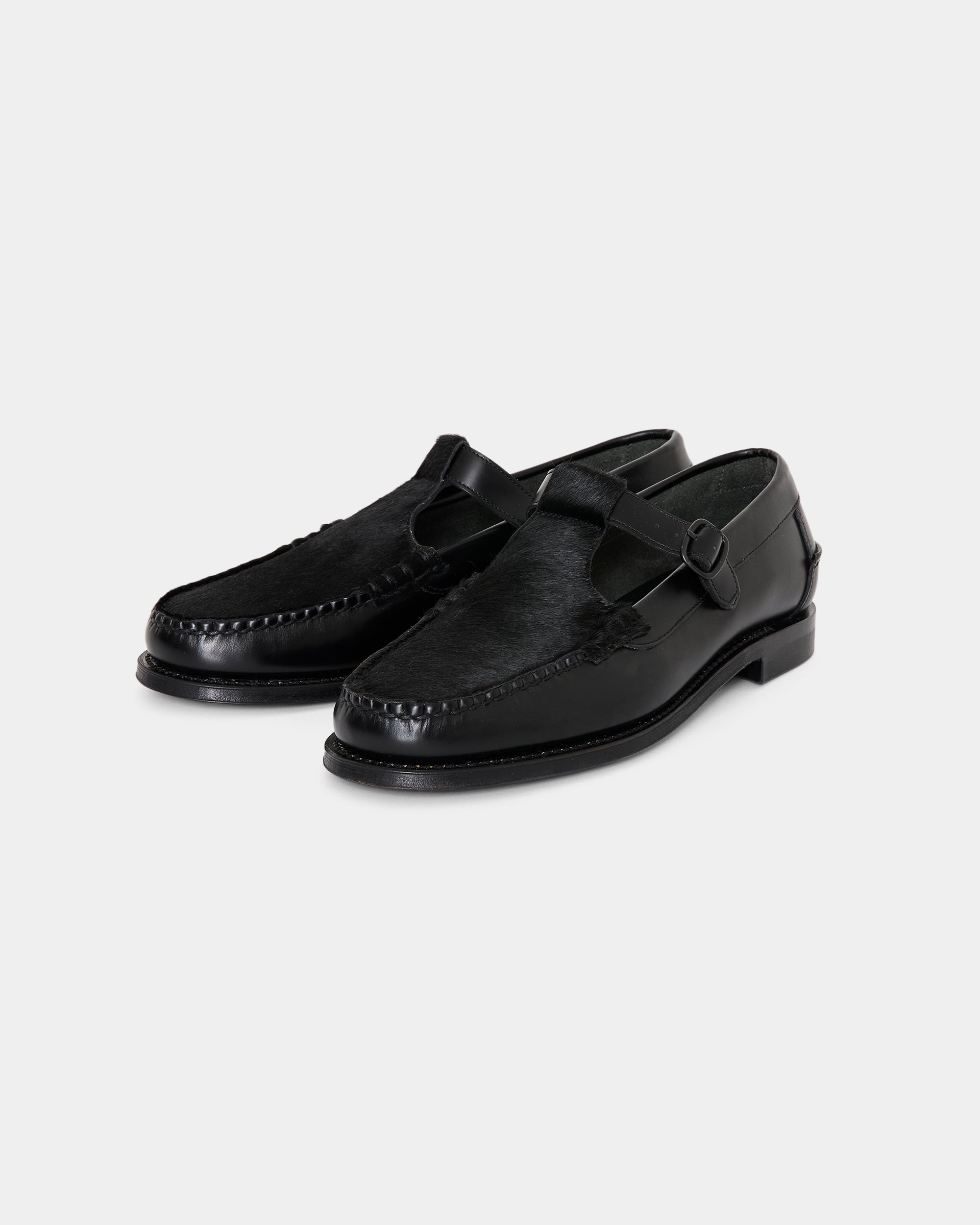 HEREU x MARKAWARE for ADAM ET ROPÉ EX Alber Calf Hair, Black