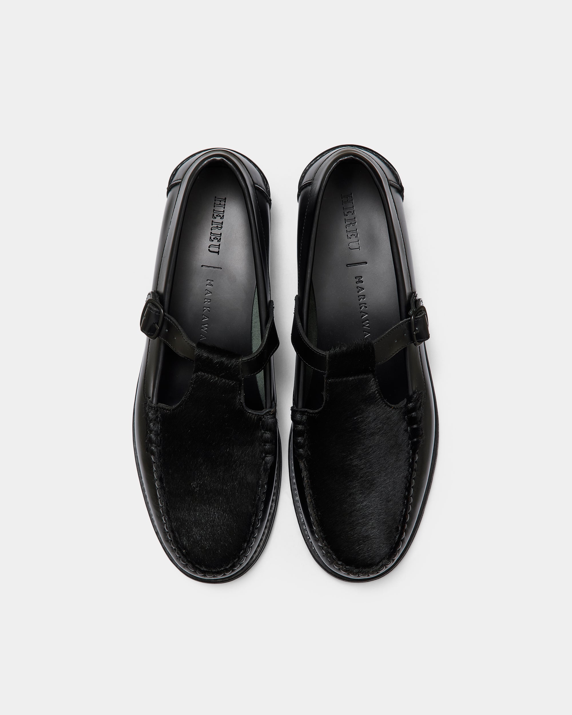 HEREU x MARKAWARE for ADAM ET ROPÉ EX Alber Calf Hair, Black