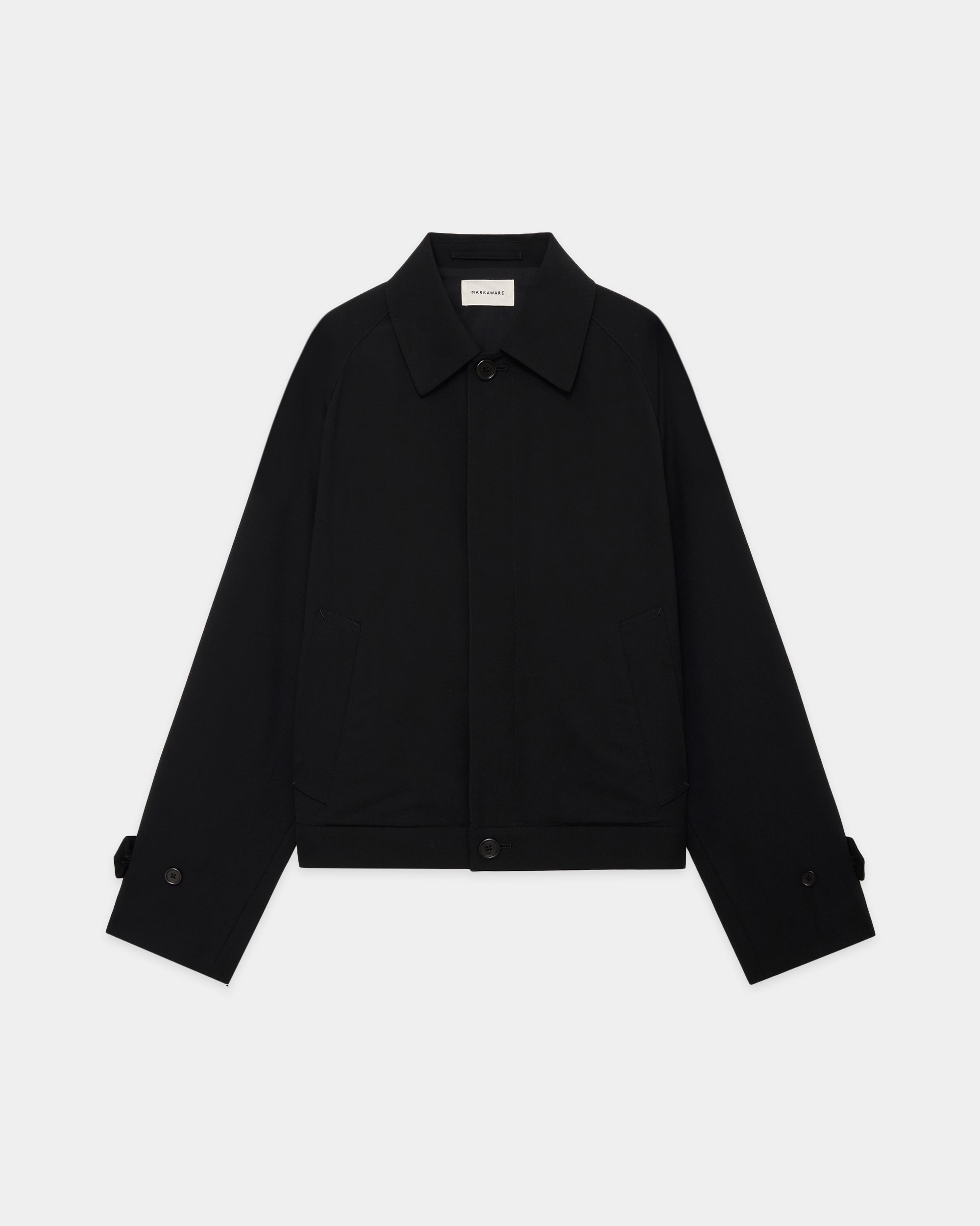 3/72 アルゼンチンウールトロピカルサバイバルクロス / サービスジャケット, Black