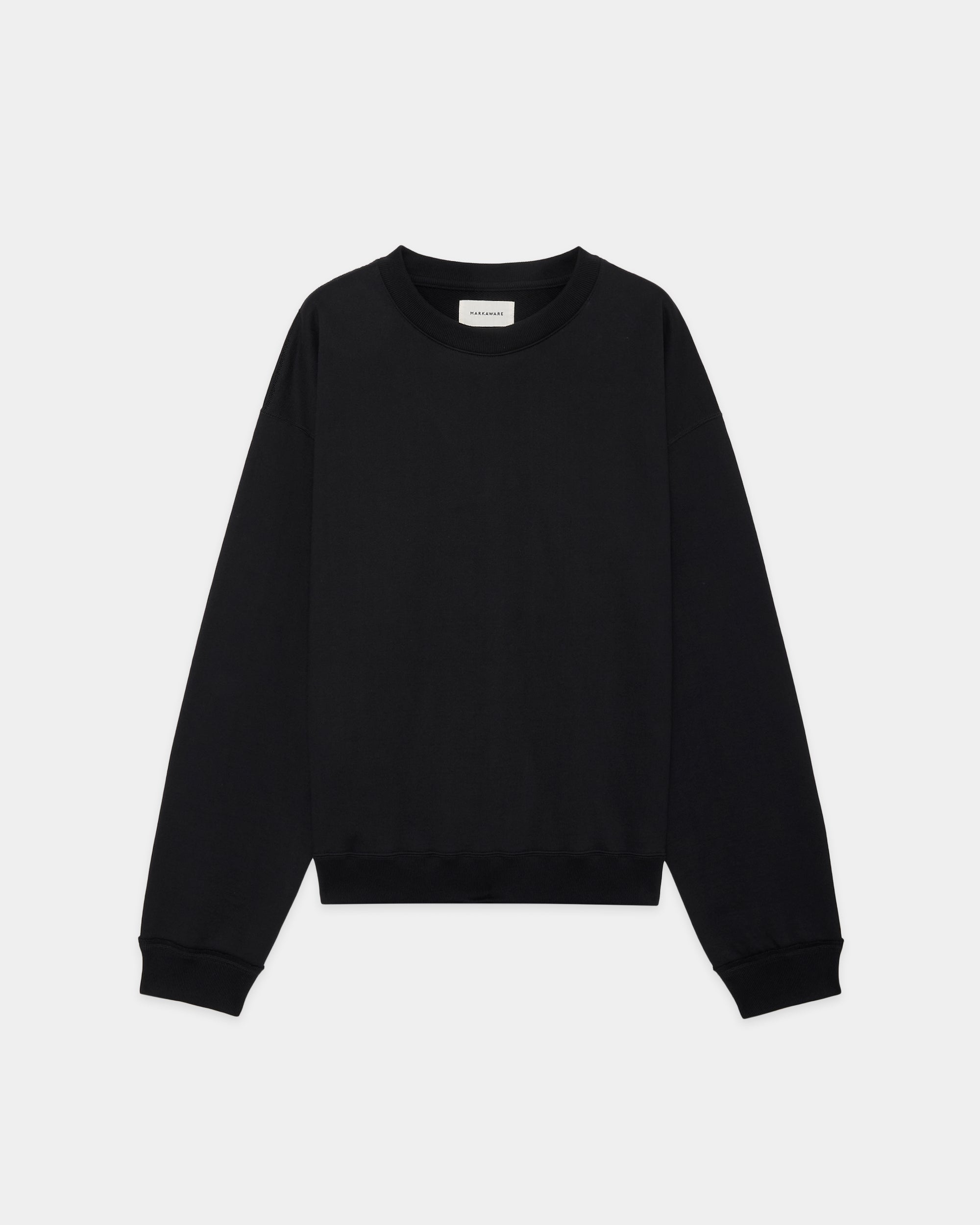 オーガニックコットンヘビー吊裏毛 / コンフォートスウェット, Black