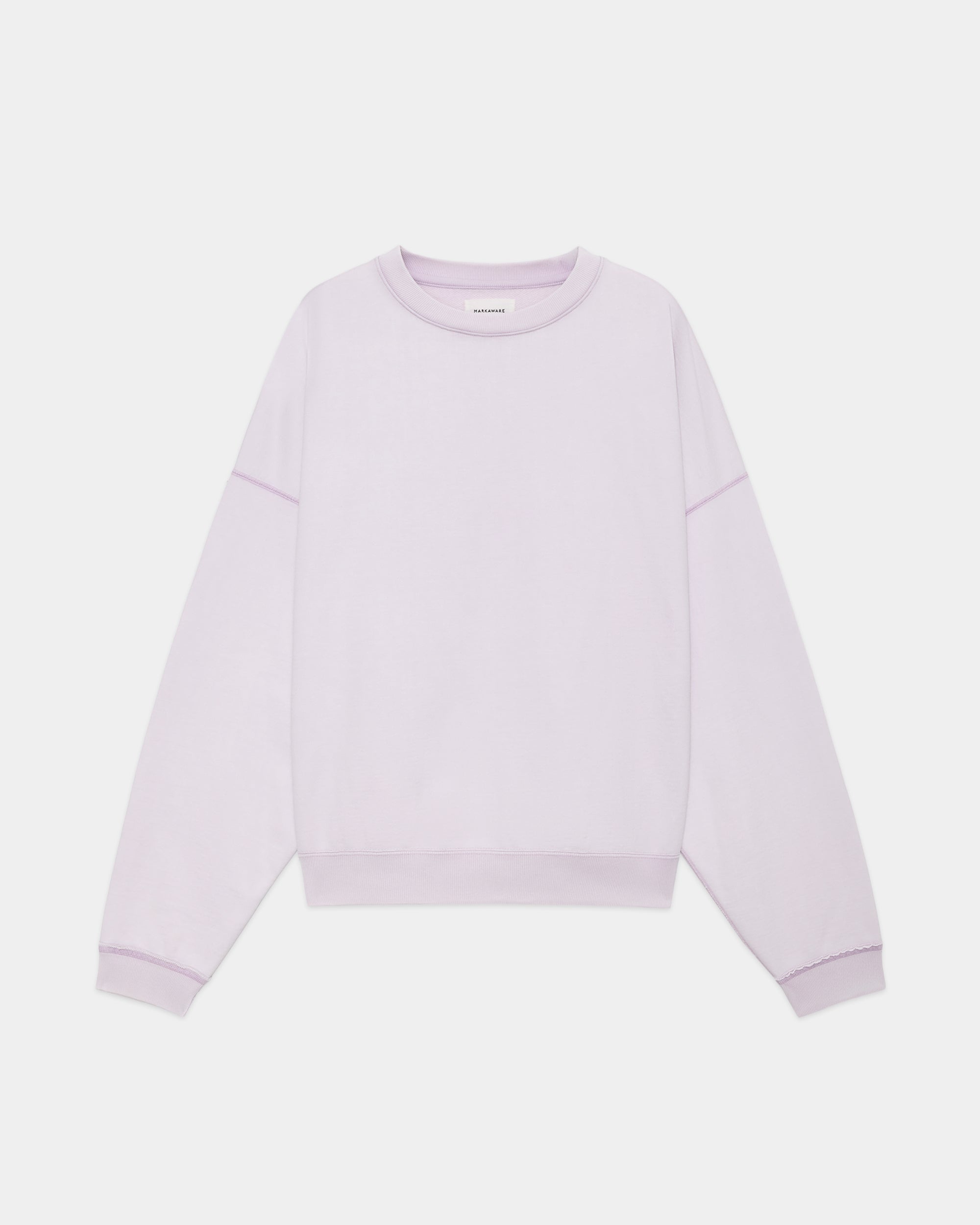 オーガニックコットンヘビー吊裏毛 / ヒュージスウェットショート, Lavender