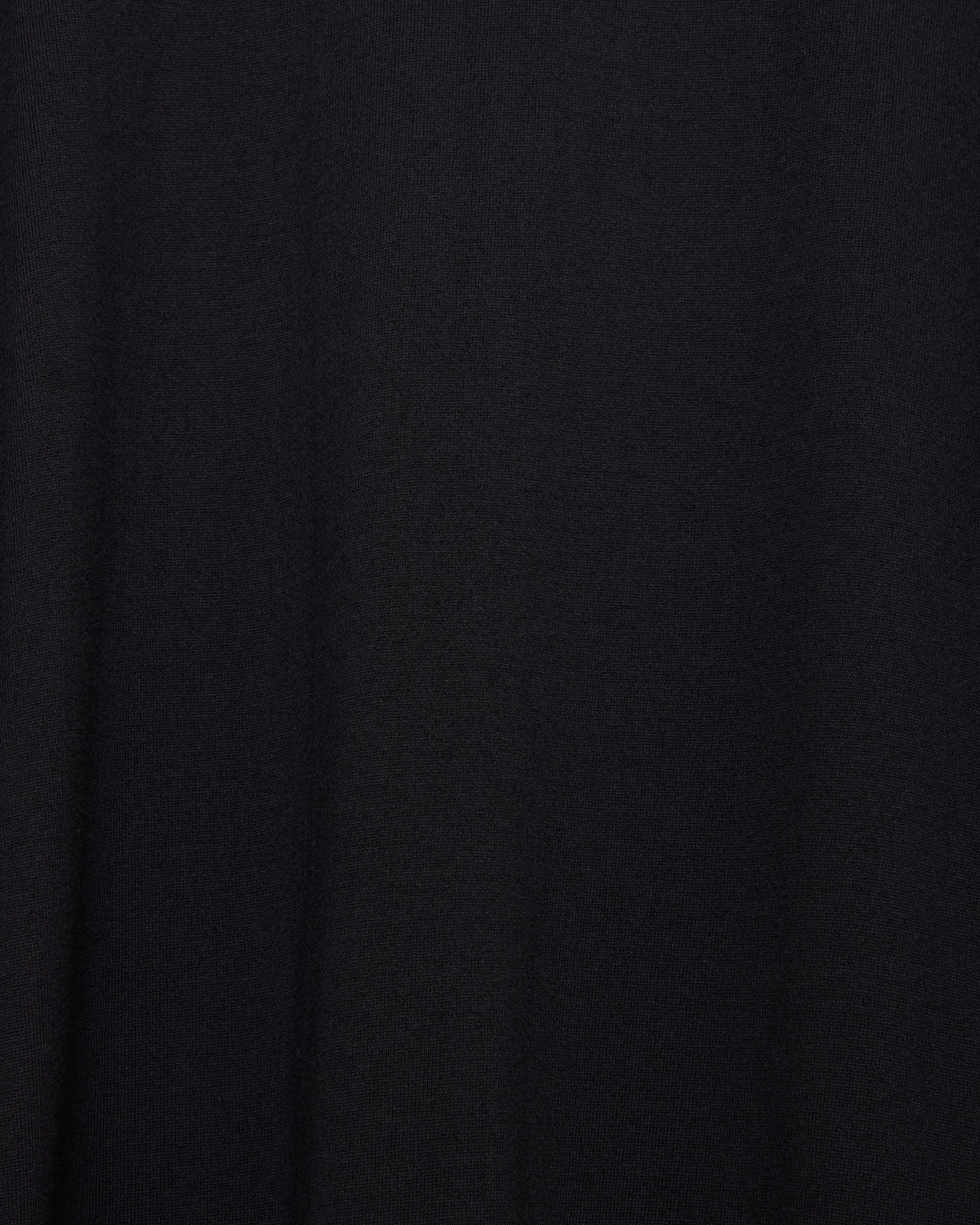 コットン×シルク×カシミヤ吊り天竺 / リラックスフィットTee S/S, Black