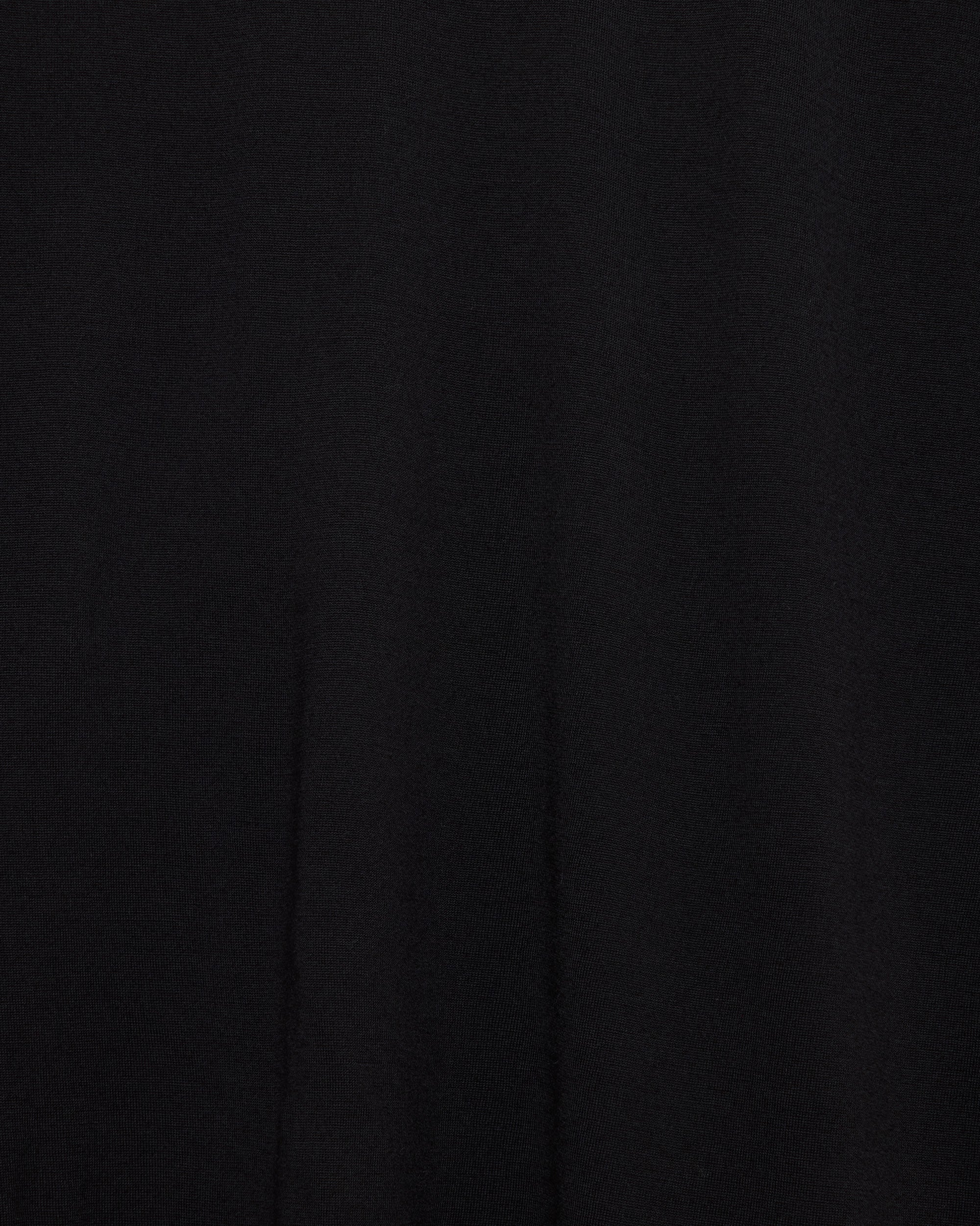 スーパー160sウール防縮天竺 / ショートスリーブTシャツ, Black