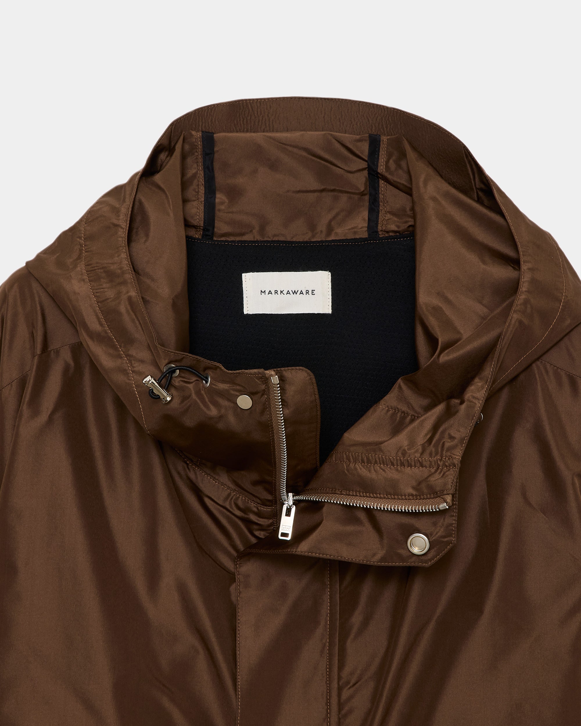 シルクタフタ / トレッキングジャケット, Burnt Umber