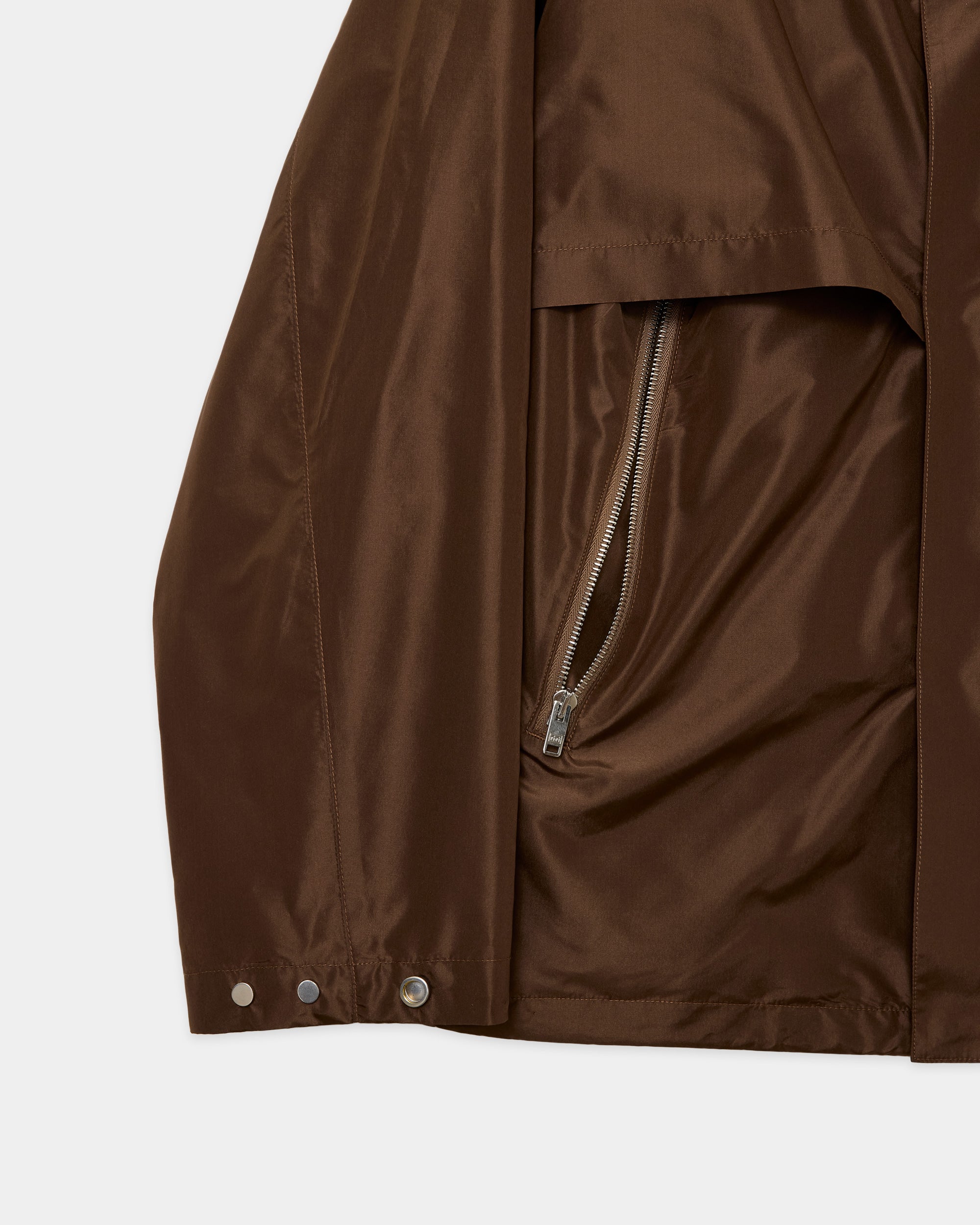 シルクタフタ / トレッキングジャケット, Burnt Umber