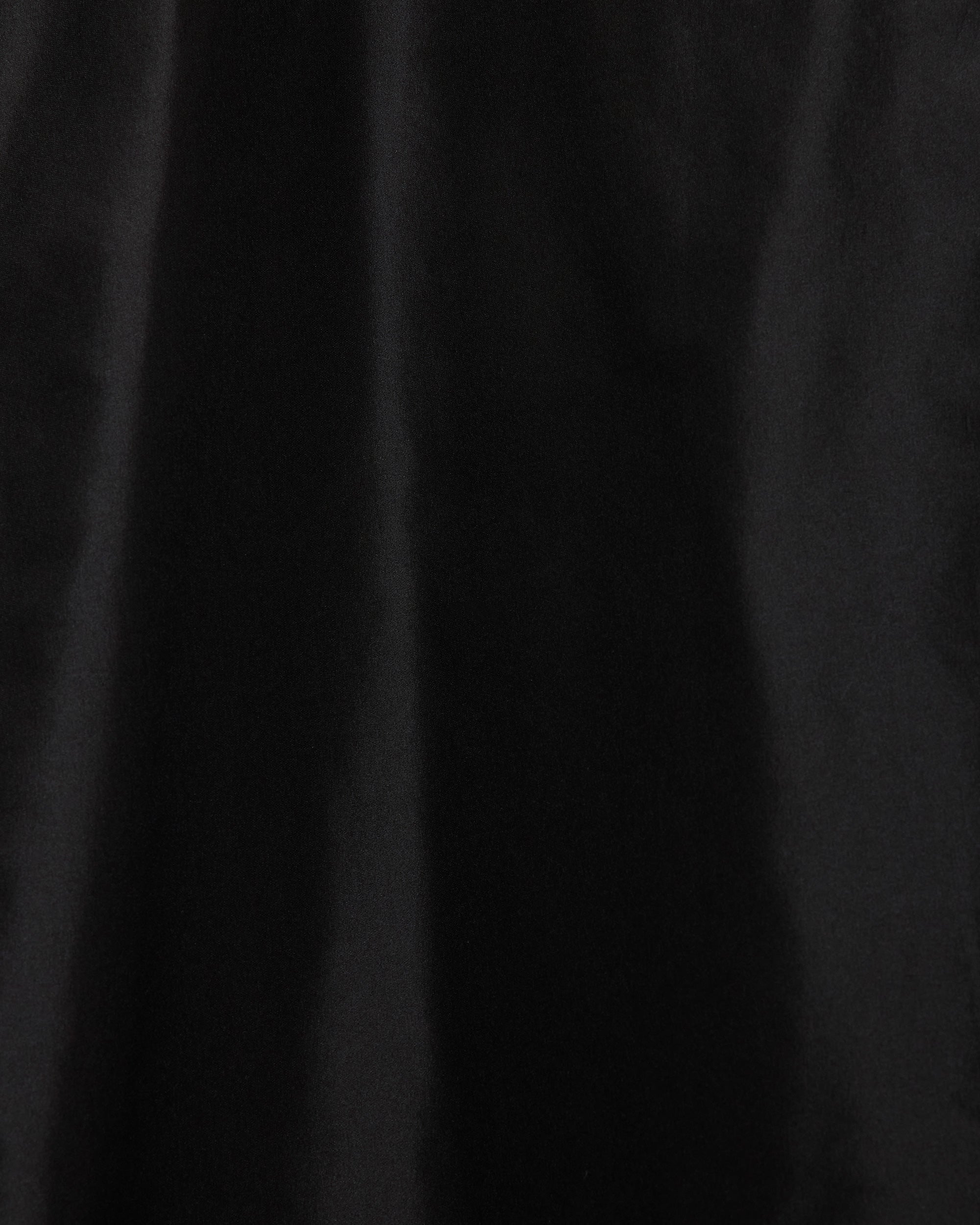 シルクタフタ / フーデットヒュージコート, Black