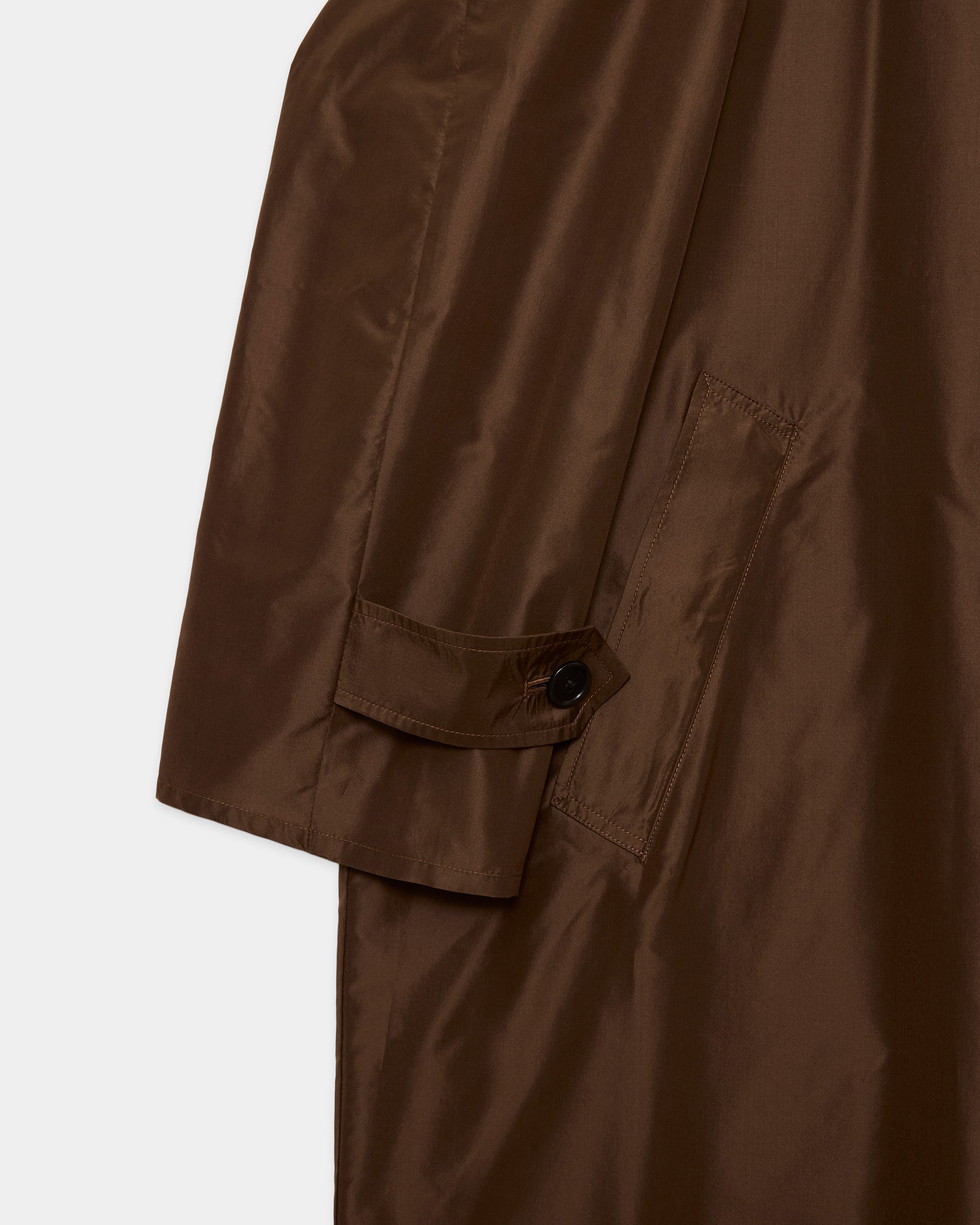 シルクタフタ / フーデットヒュージコート, Burnt Umber