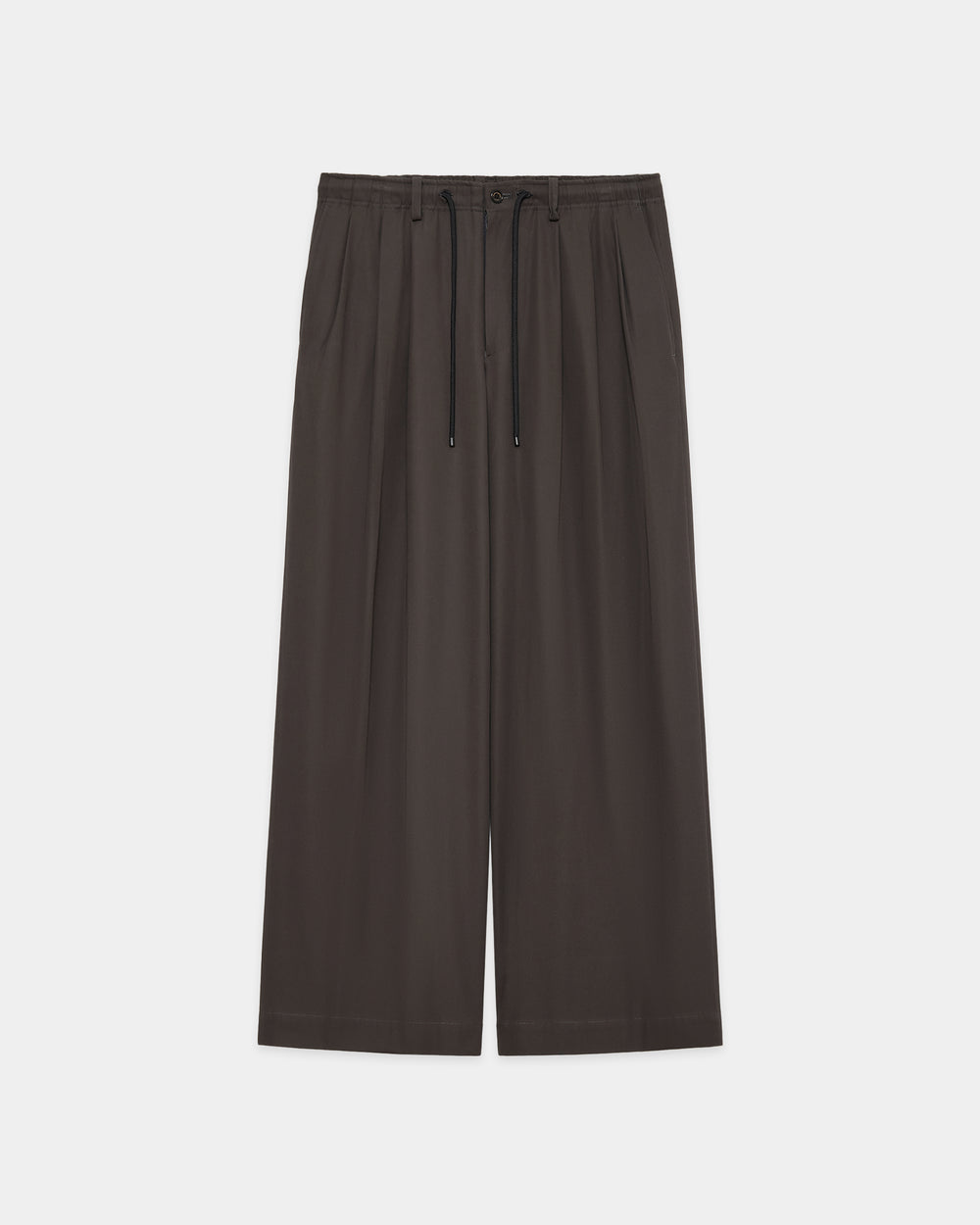 60/2オーガニック強燃ボイル3/2ツイル / トリプルプリーテッドイージートラウザーズ, Charcoal