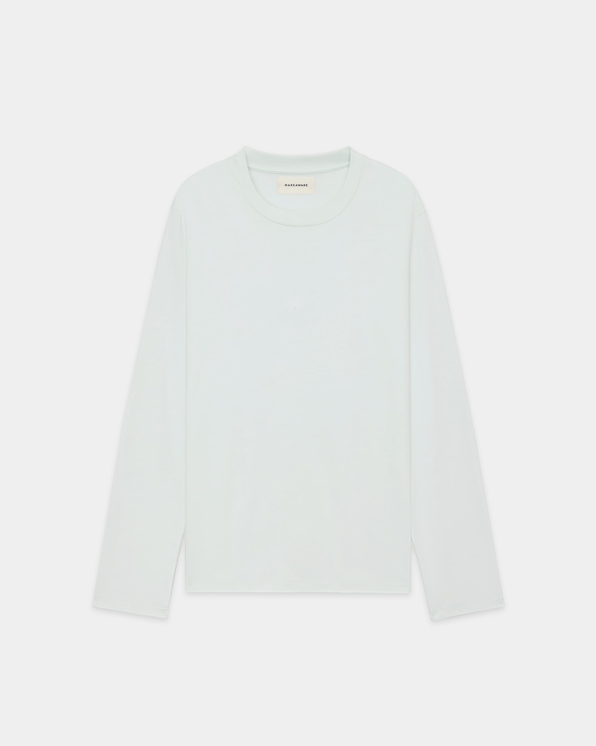 オーガニックGIZA 80/3 天竺 サバイバルクロス® / レギュラーフィットTee L/S, Ice