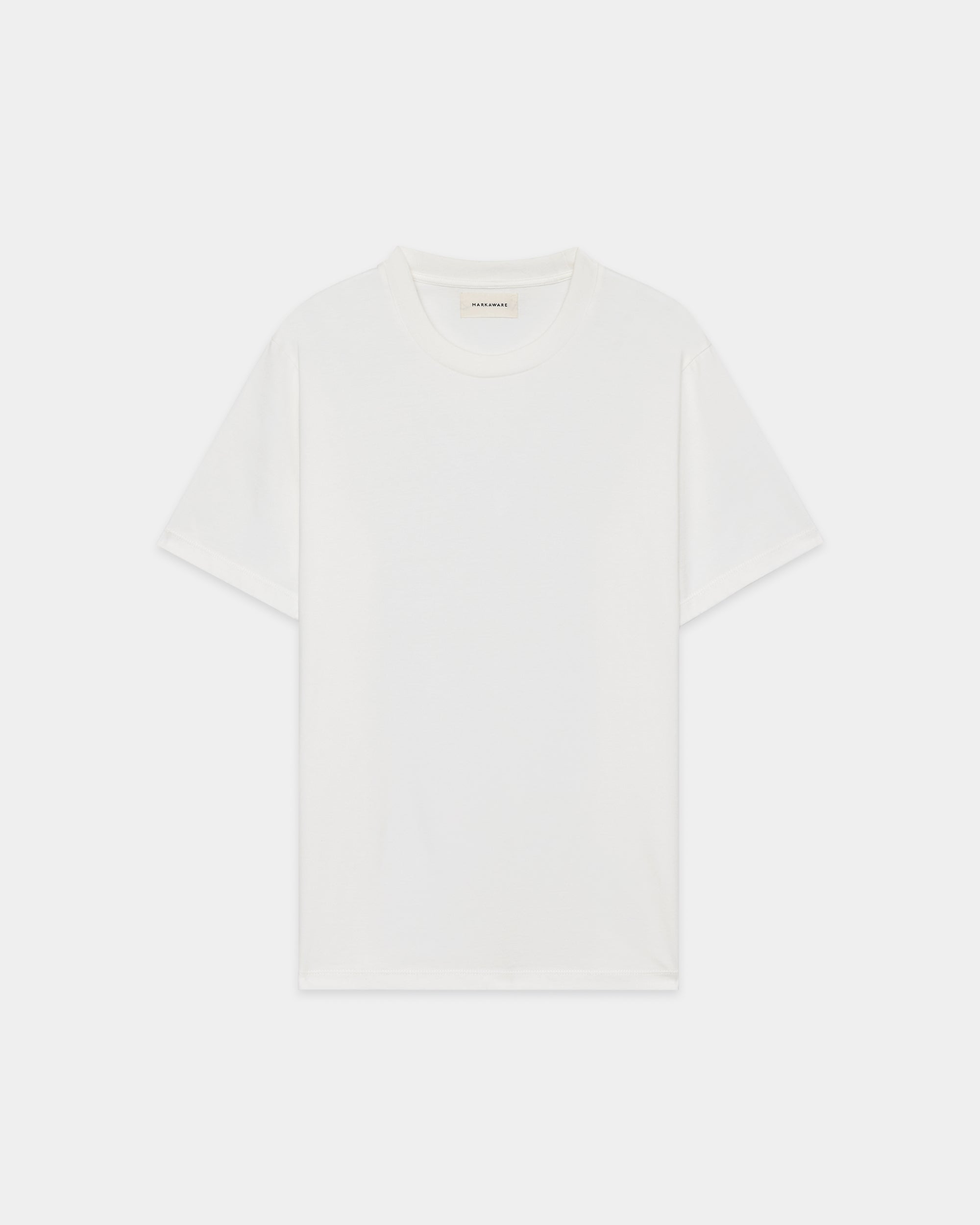 オーガニックGIZA 80/3 天竺 サバイバルクロス® / レギュラーフィットTee, White