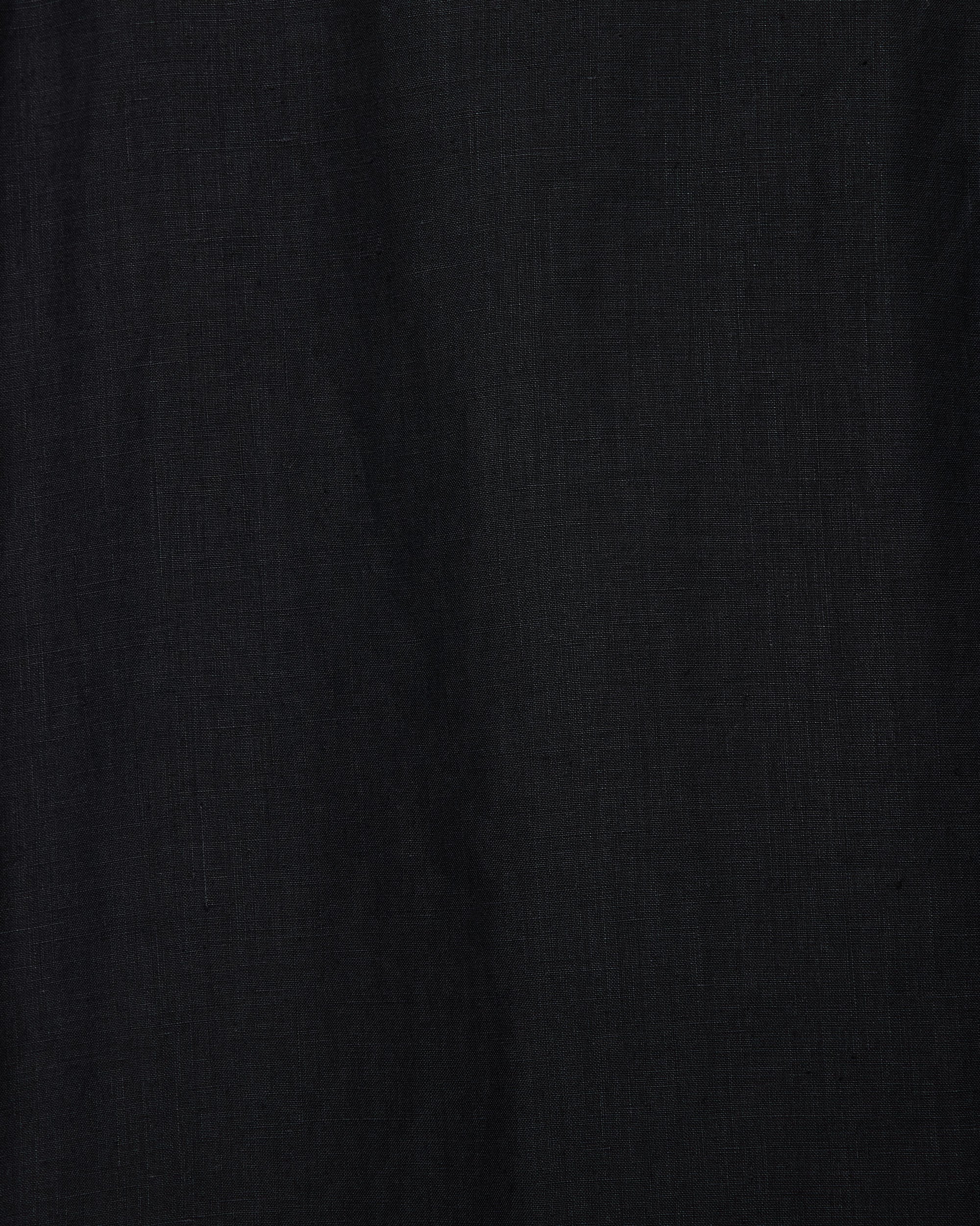 80/1ヘンプタイプライター / サックコート, Black