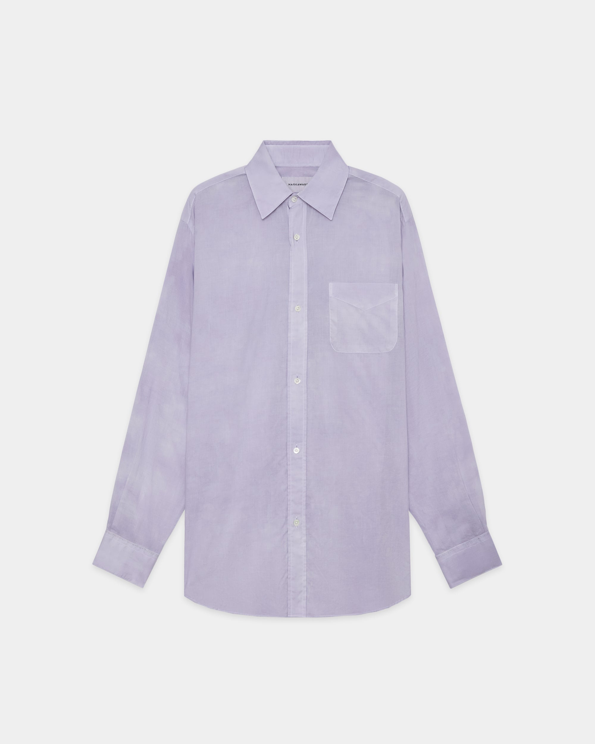 オーガニックGIZA90/1ローン / レギュラーフィットドレスシャツ, Lavender